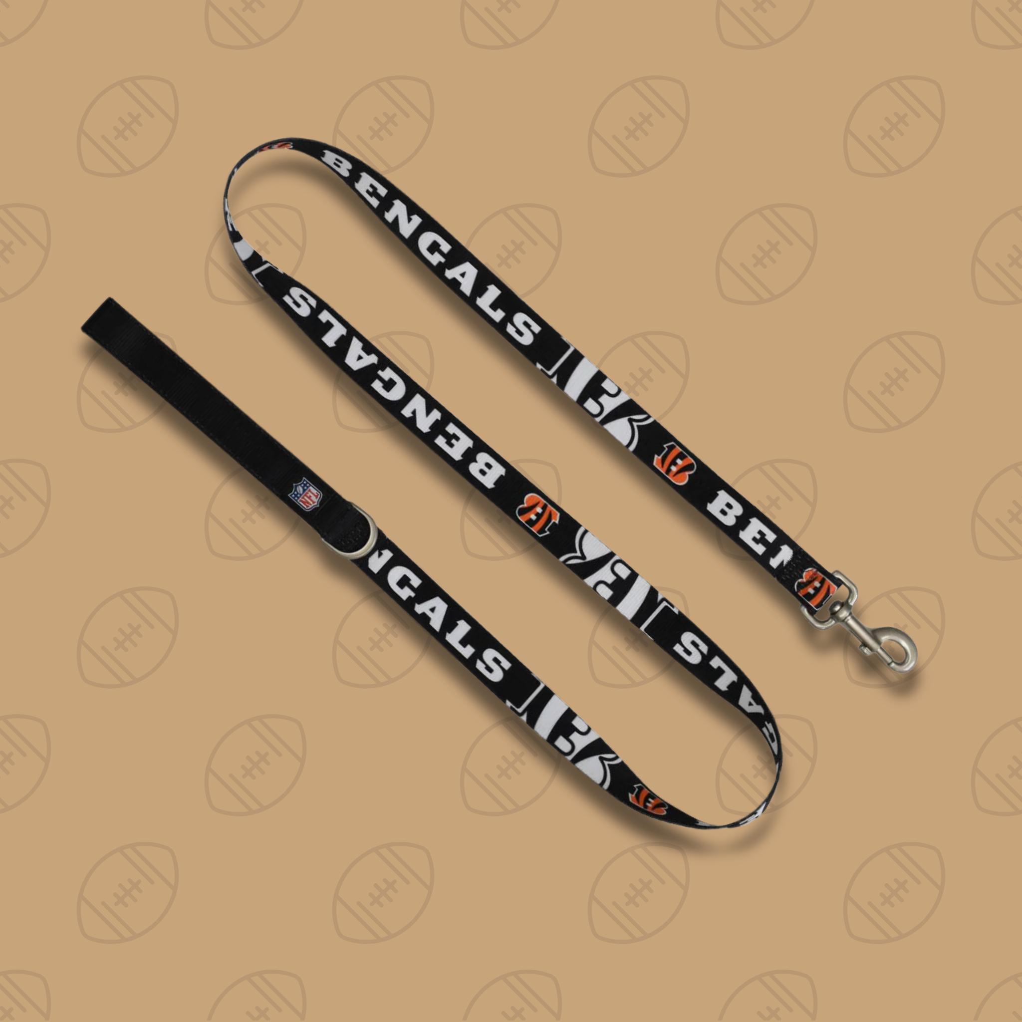 Little Earth Cincinnati Bengals Dog Leash