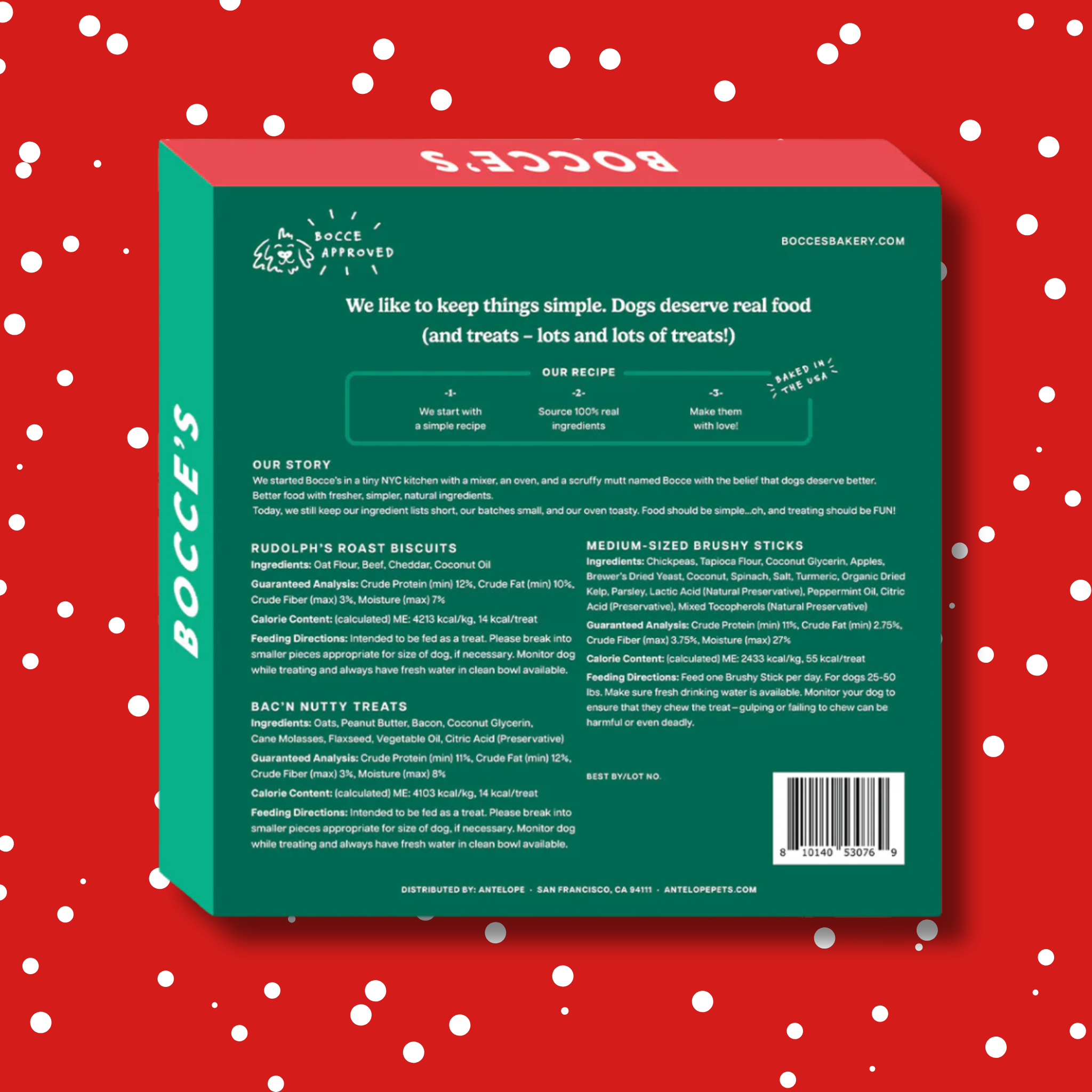 Bocce's 25 Day Holiday Advent Calendar for Dogs