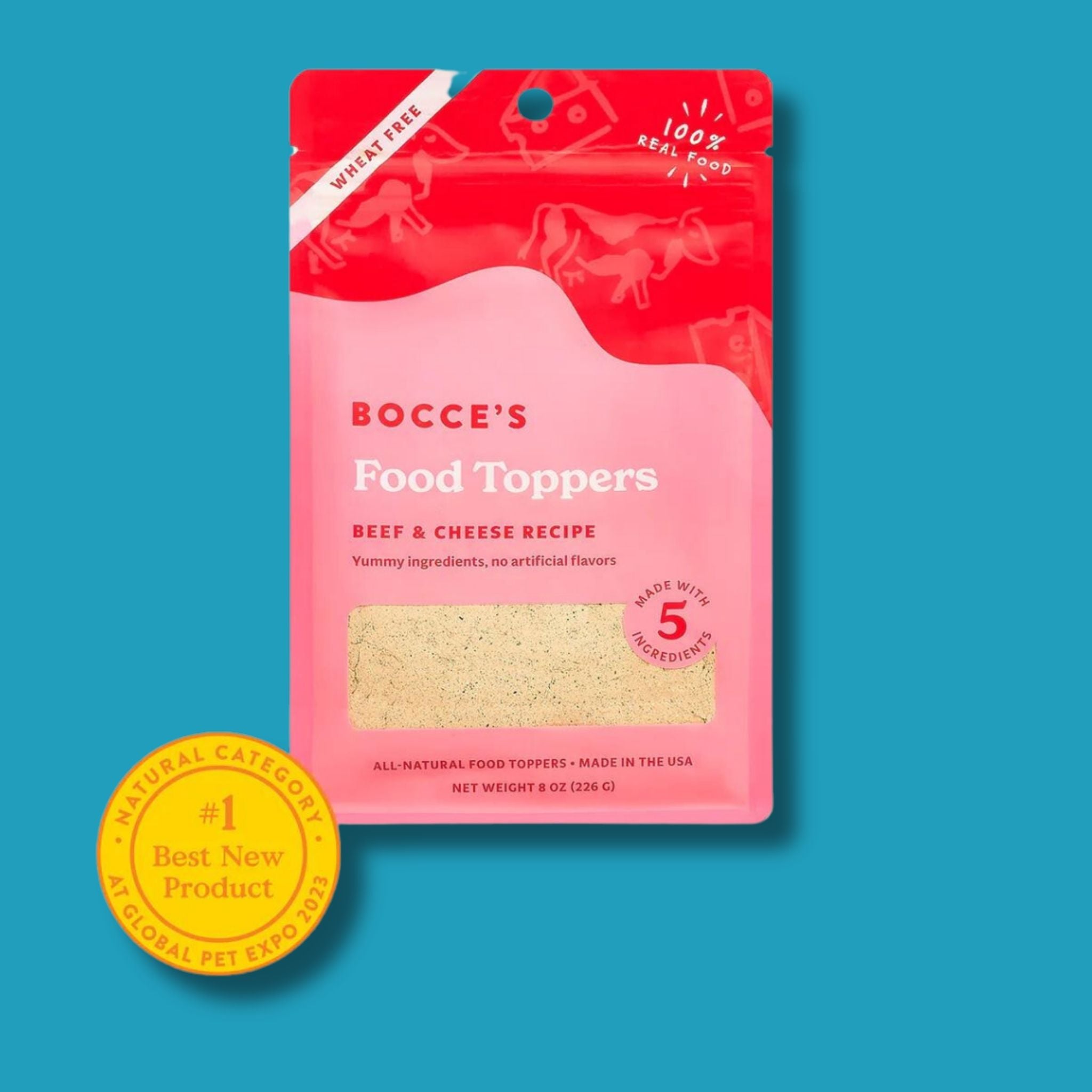 Bocce's Beef & Cheese Food Topper