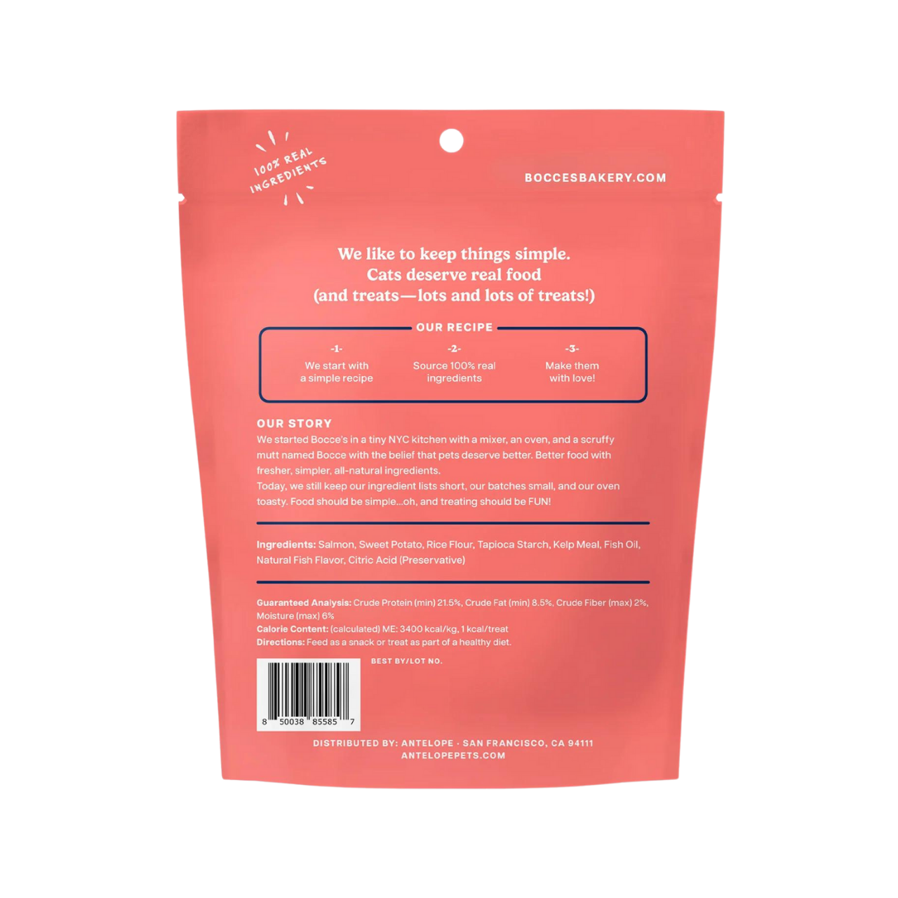 Bocce's One Fish, Two Fish Crunchy Cat Treats