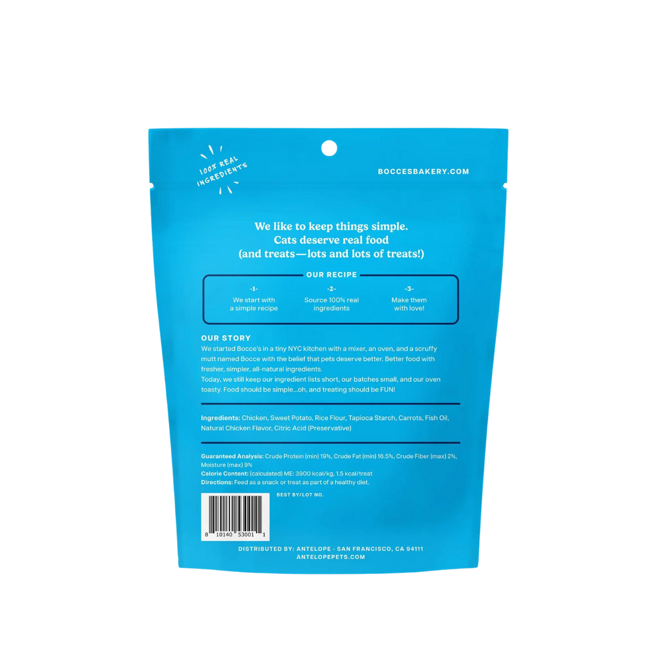 Bocce's Crispy Chickn Crunchy Cat Treats