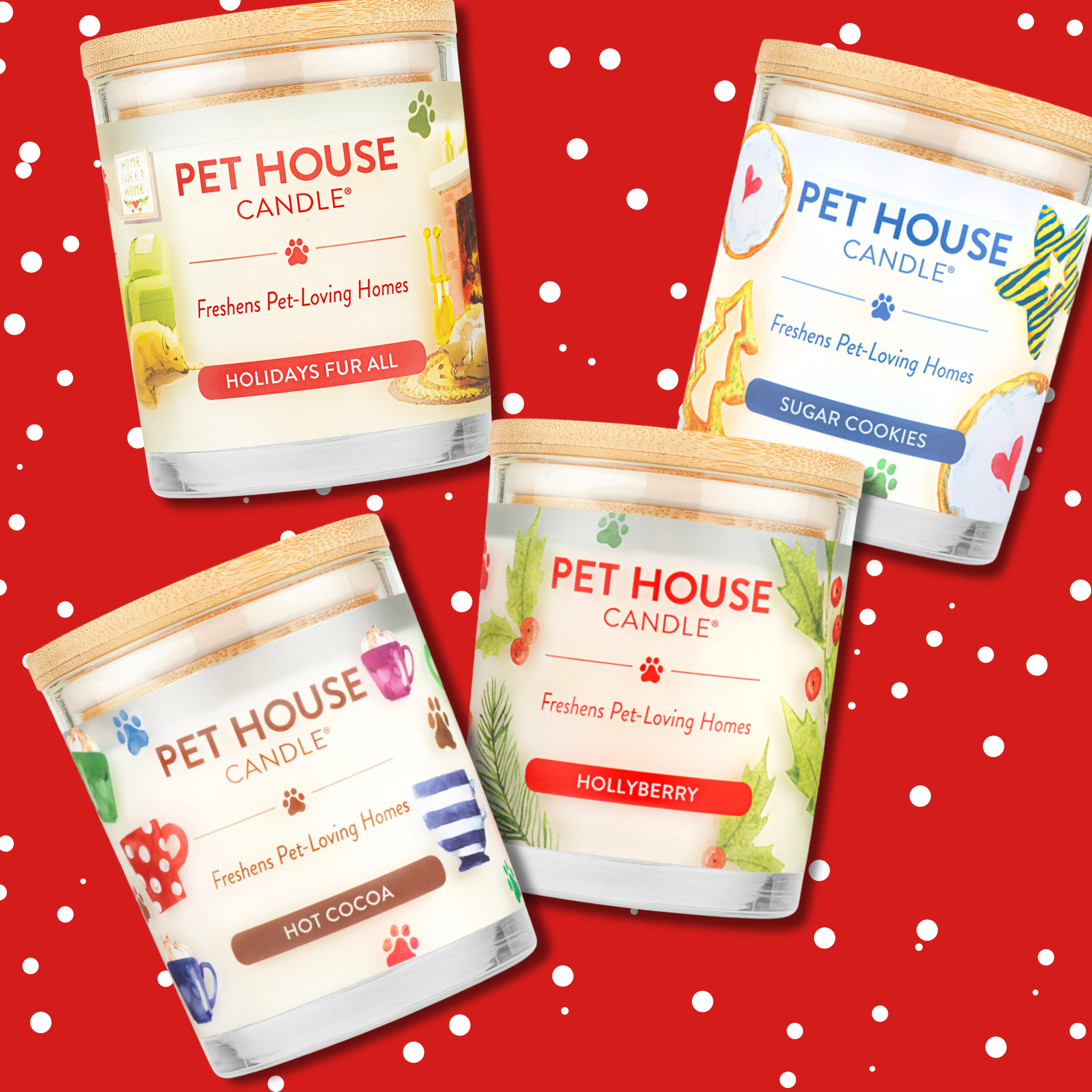 Pet House Odor Neutralizing Candles
