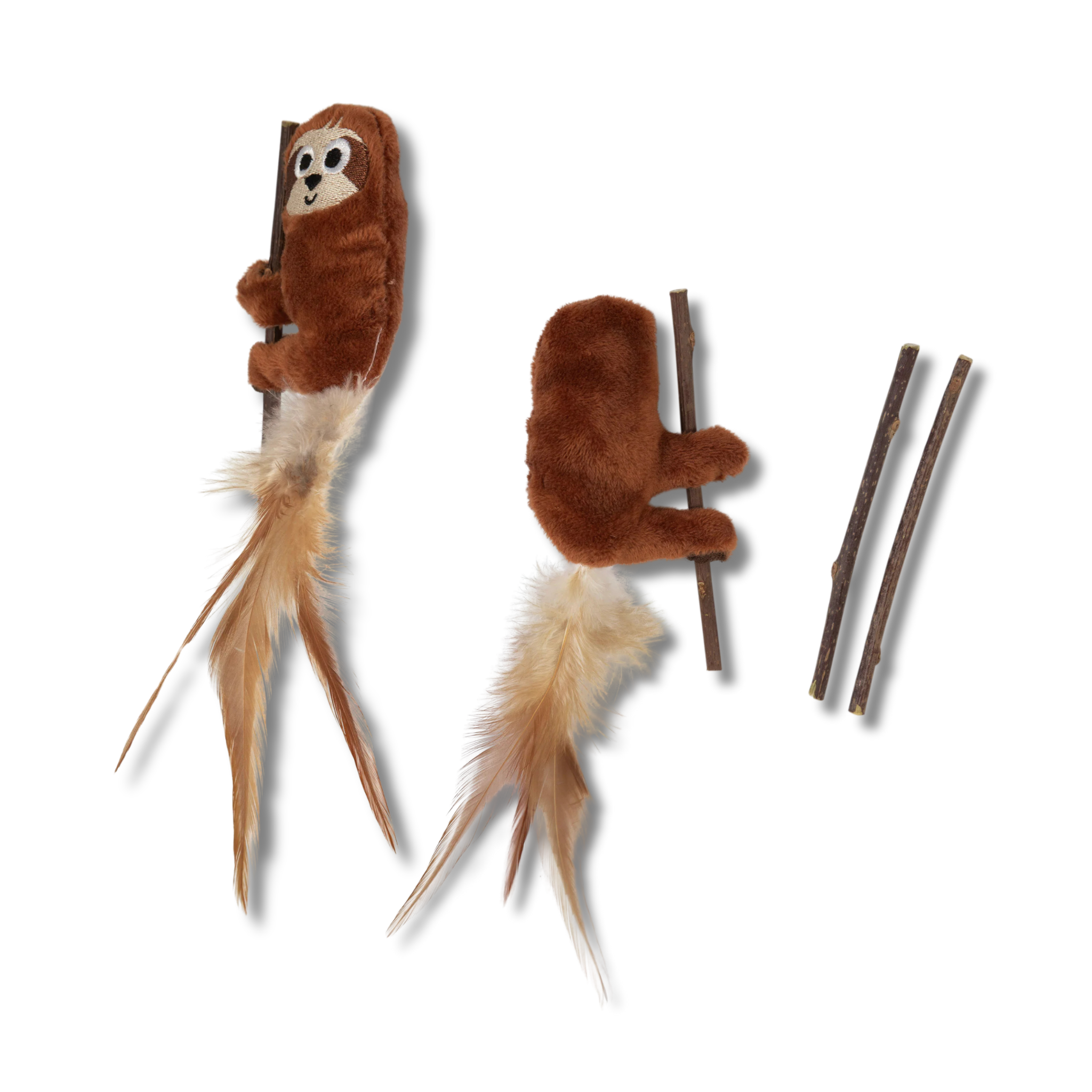 Mad Cat Sloth With Catnip & Silverine Cat Toy