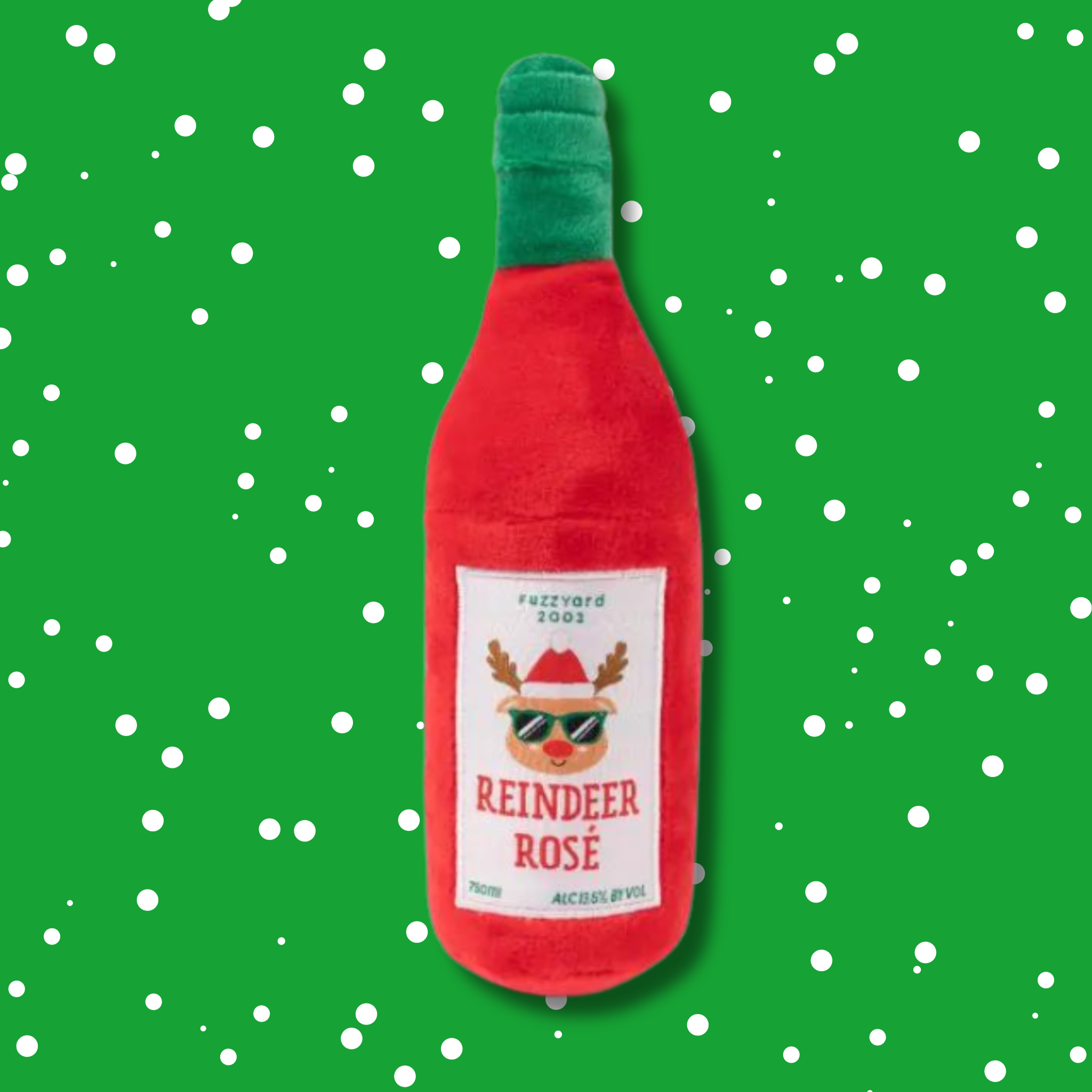 FuzzYard Reindeer Rose Dog Toy