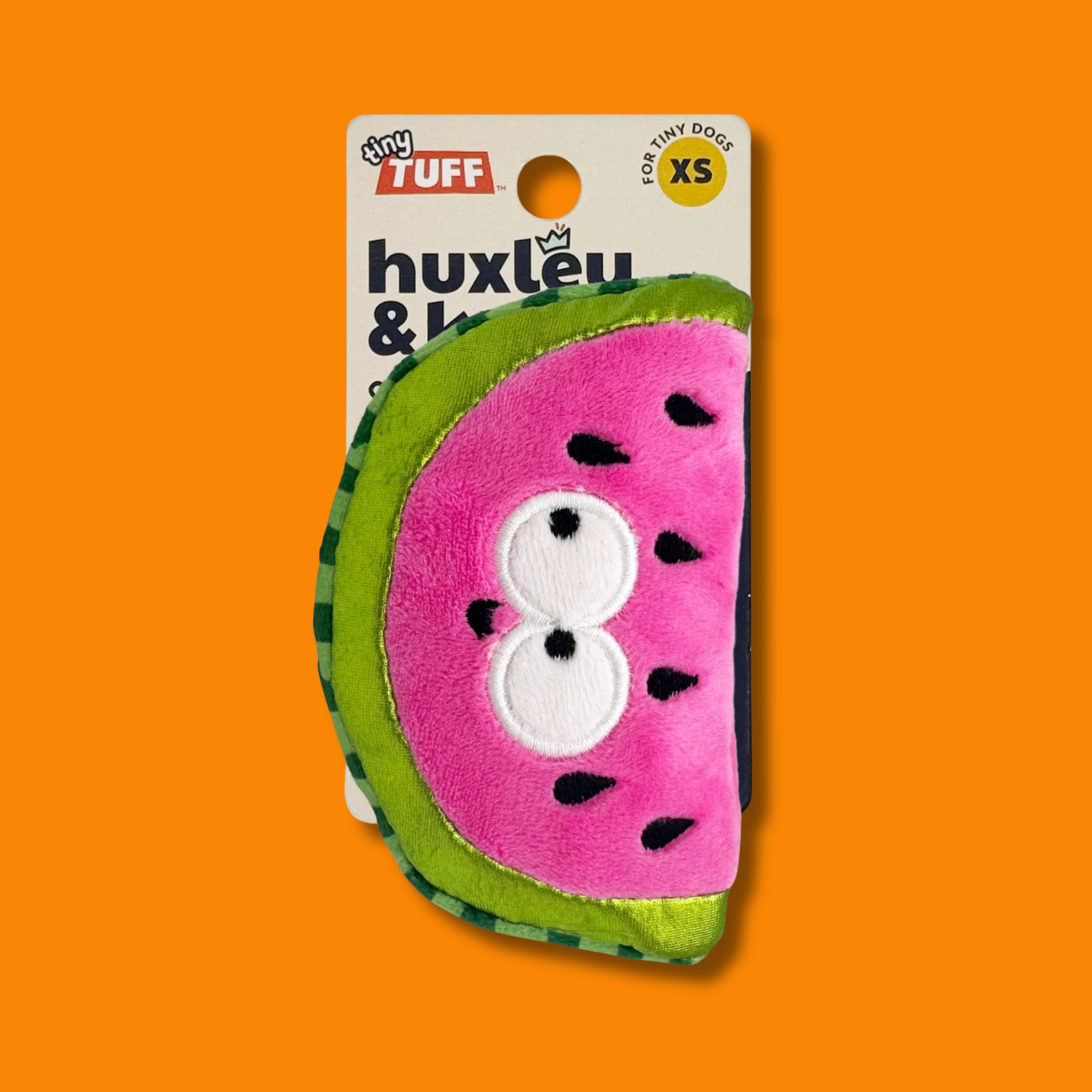 Huxley & Kent Watermelon Tiny Tough Plush Dog Toy