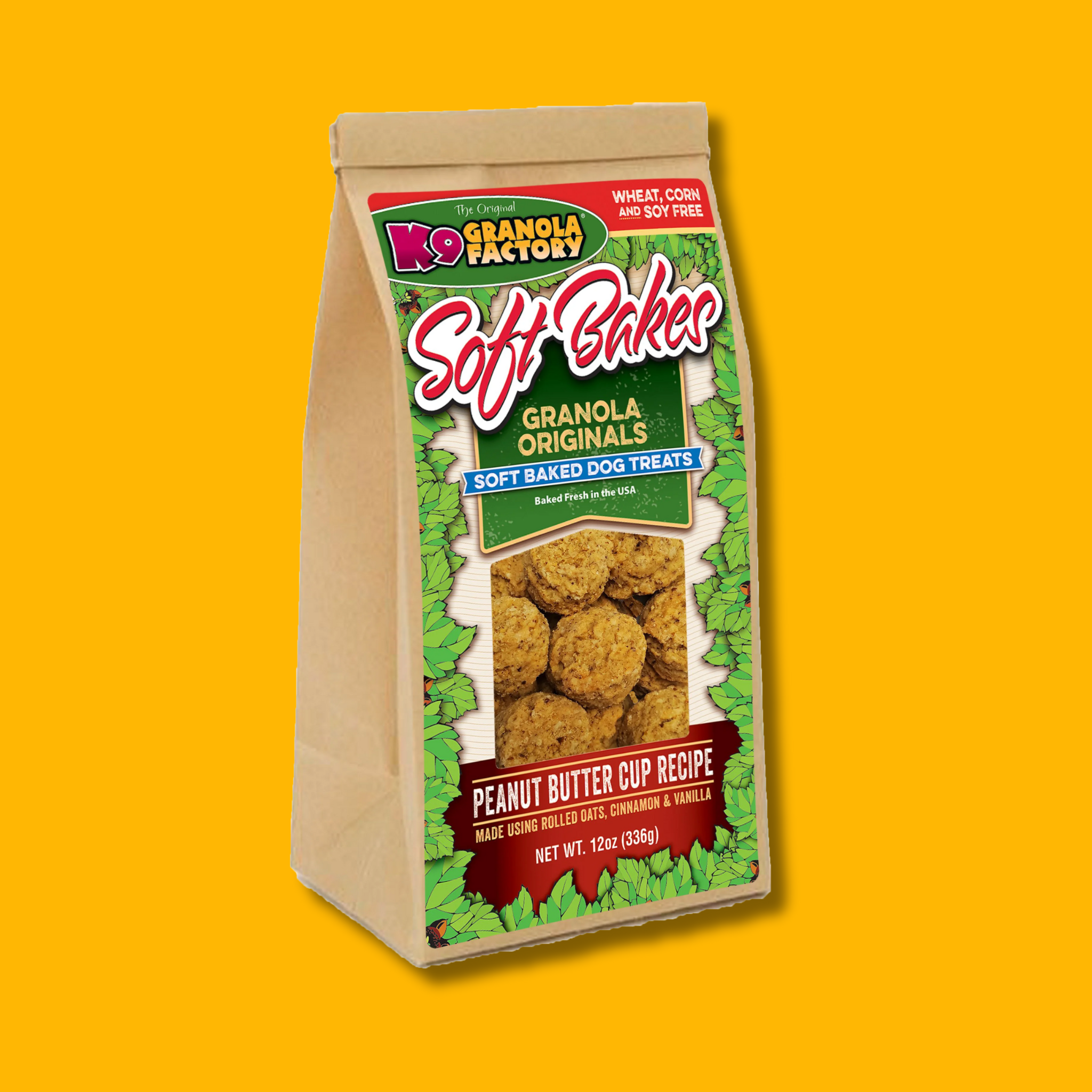 K9 Granola Factory Soft Bakes Peanut Butter Cup Dog Treats