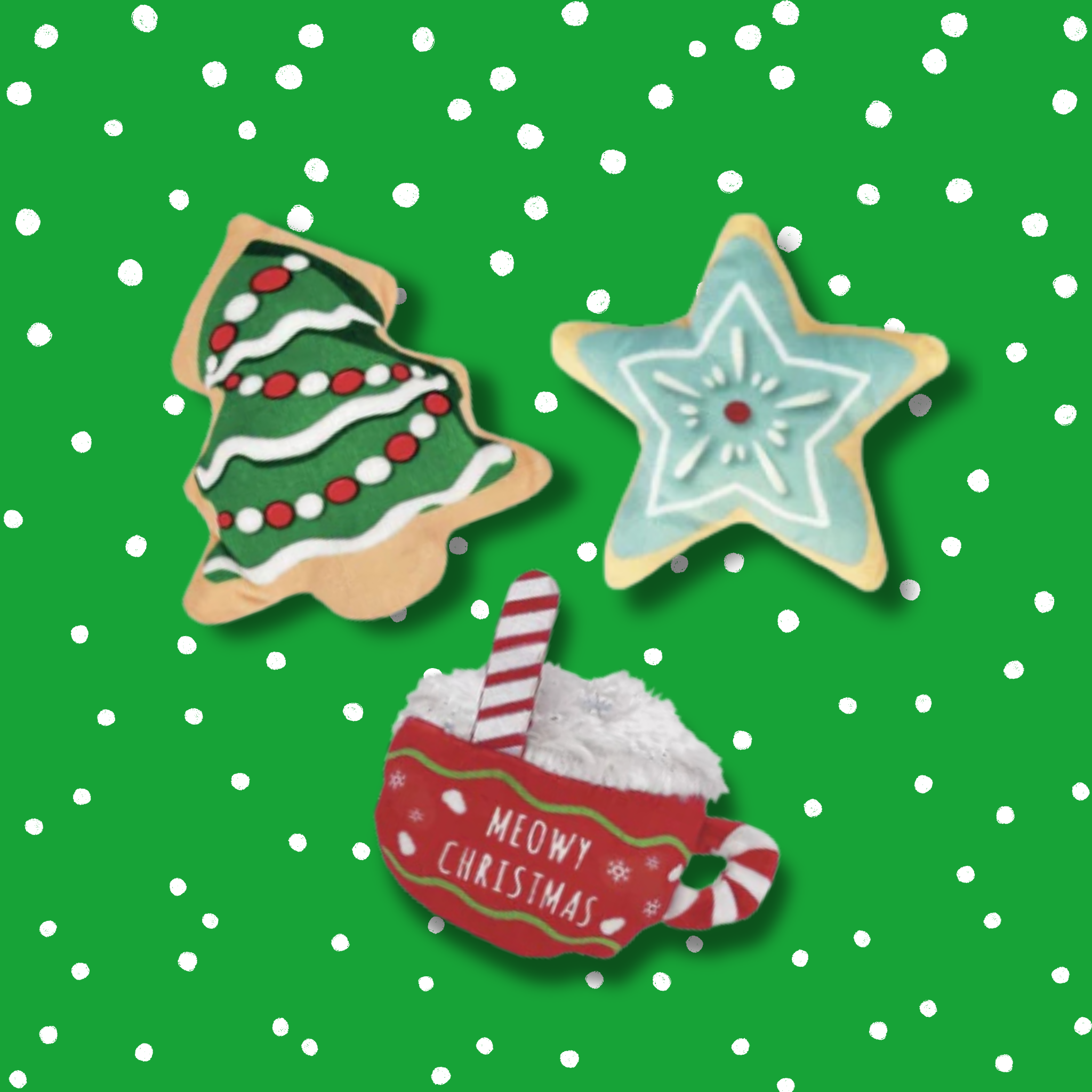 Kong Holiday Scrattles Cat Toys Assorted