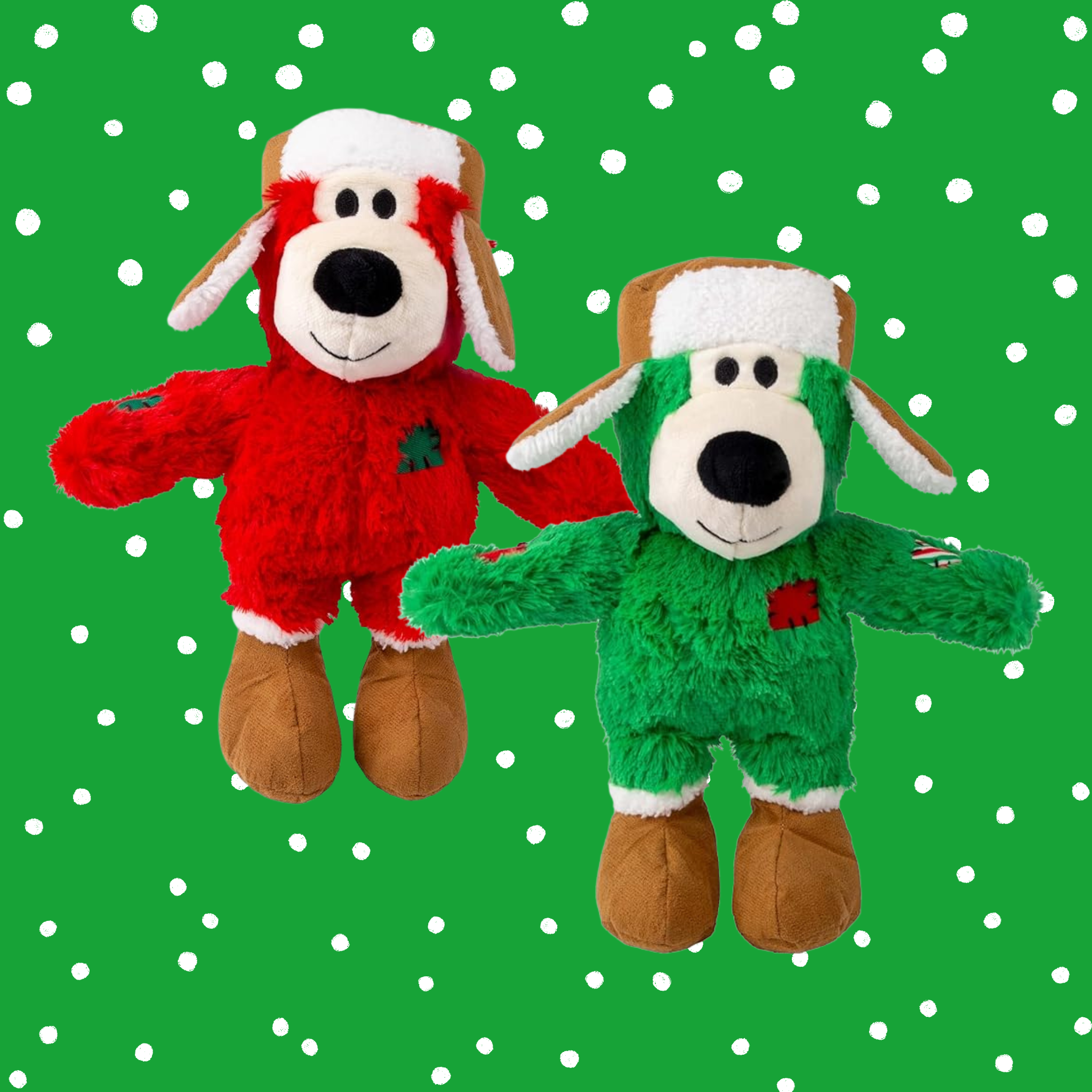 Kong Holiday Wild Knots Bear Dog Toy