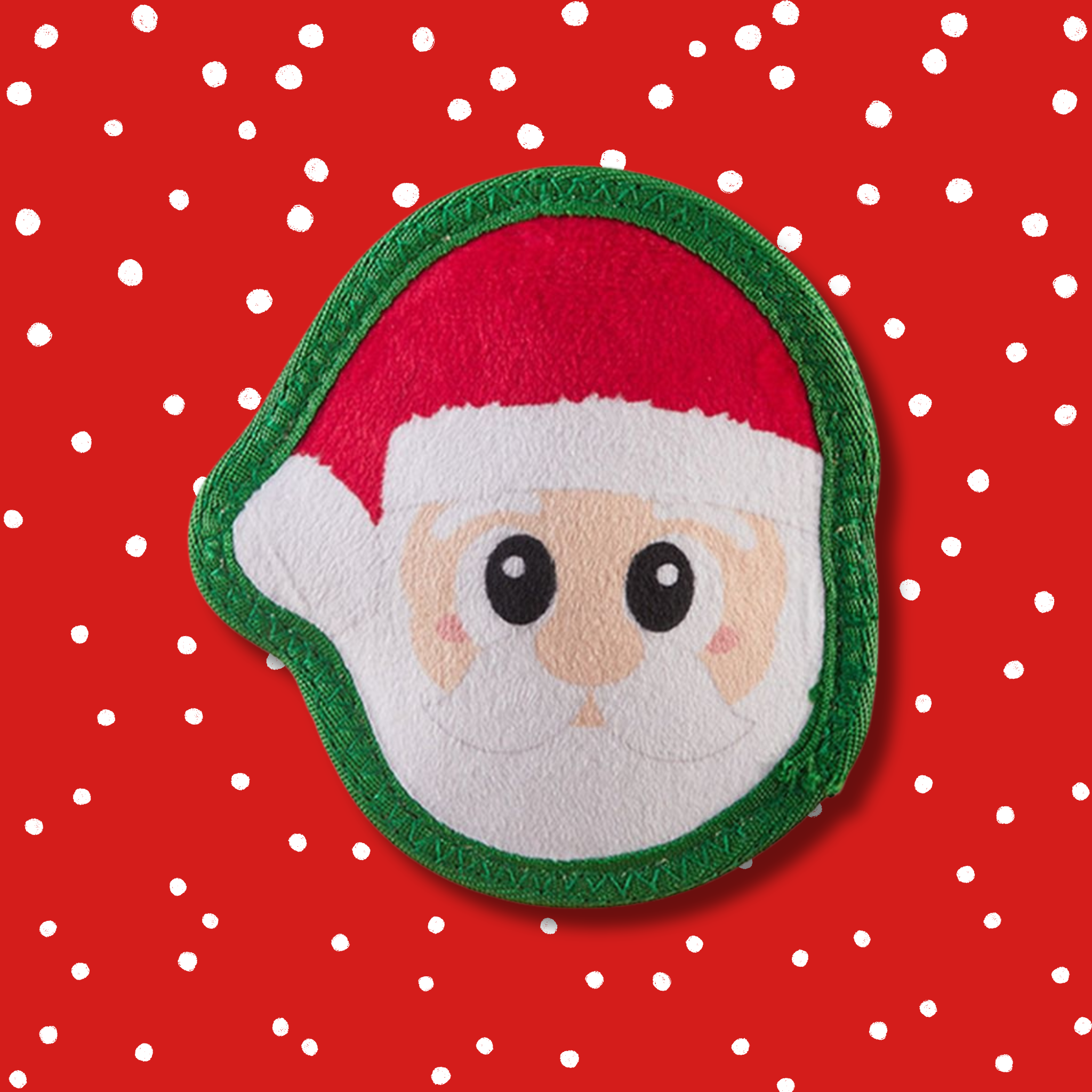 Outward Hound Holiday Tough Skinz Santa Dog Toy