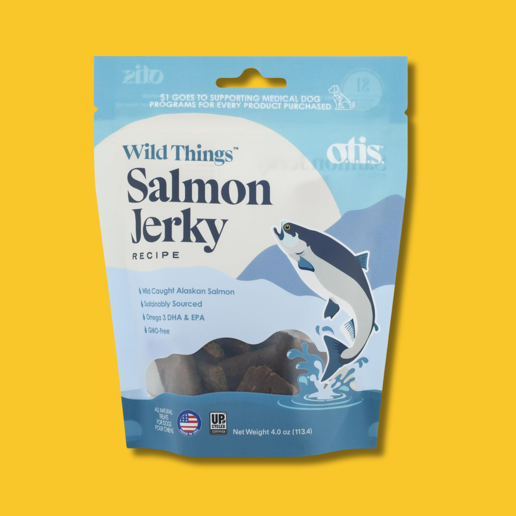 Otis Wild Things Salmon Jerky Dog Treats