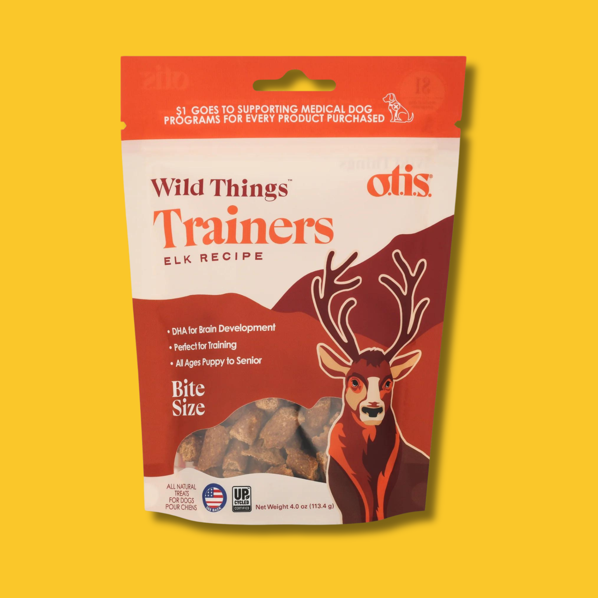 Otis Wild Things Elk Trainers Dog Treats