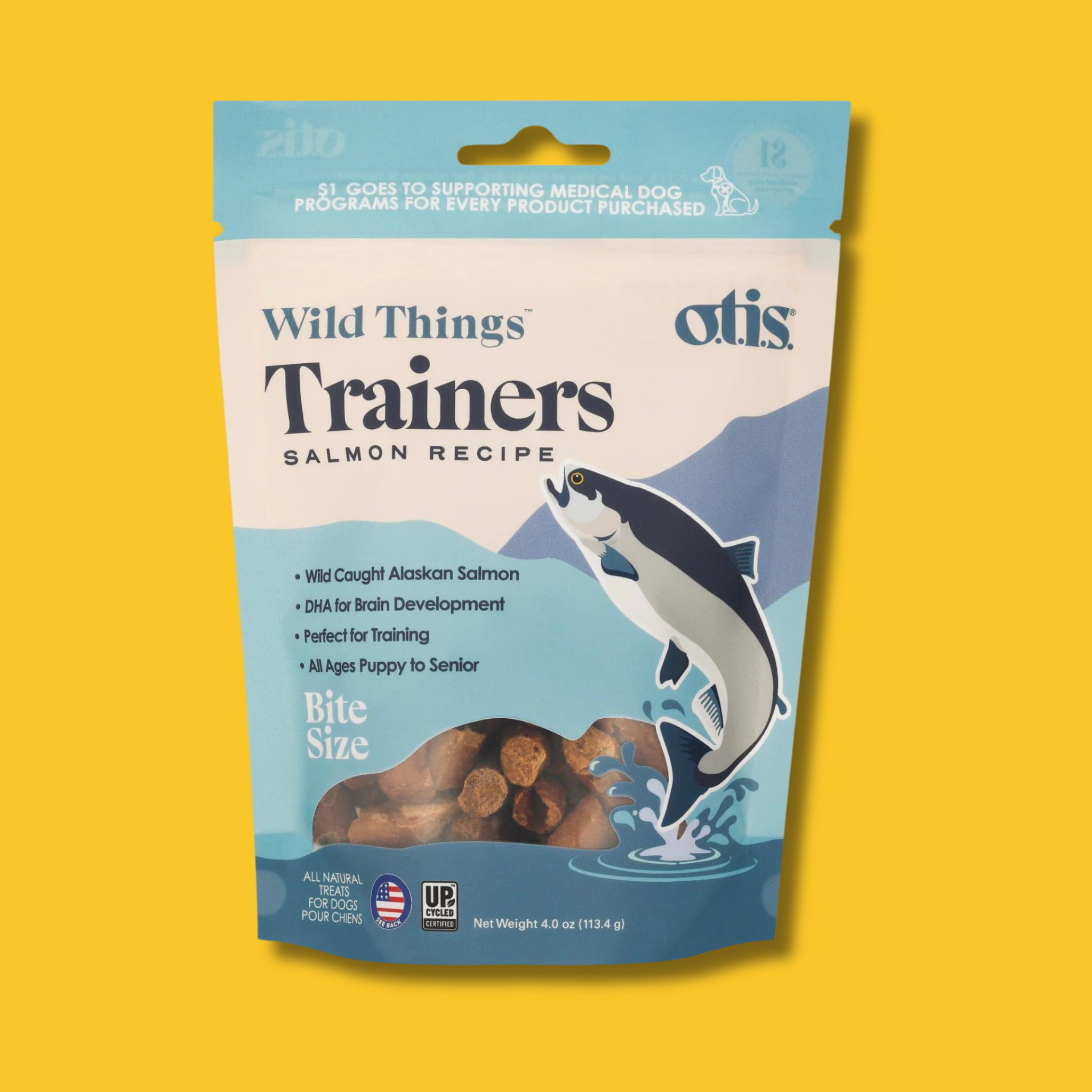 Otis Wild Things Salmon Trainers Dog Treats