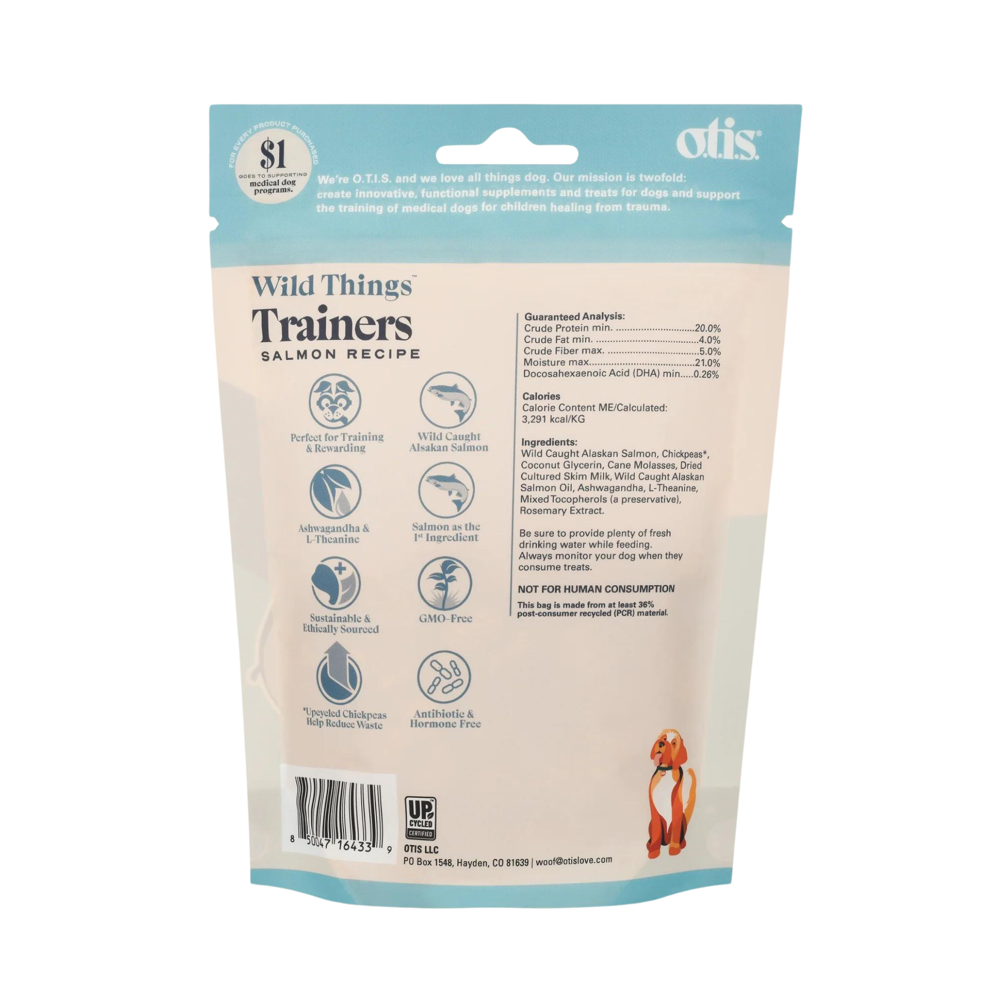 Otis Wild Things Salmon Trainers Dog Treats