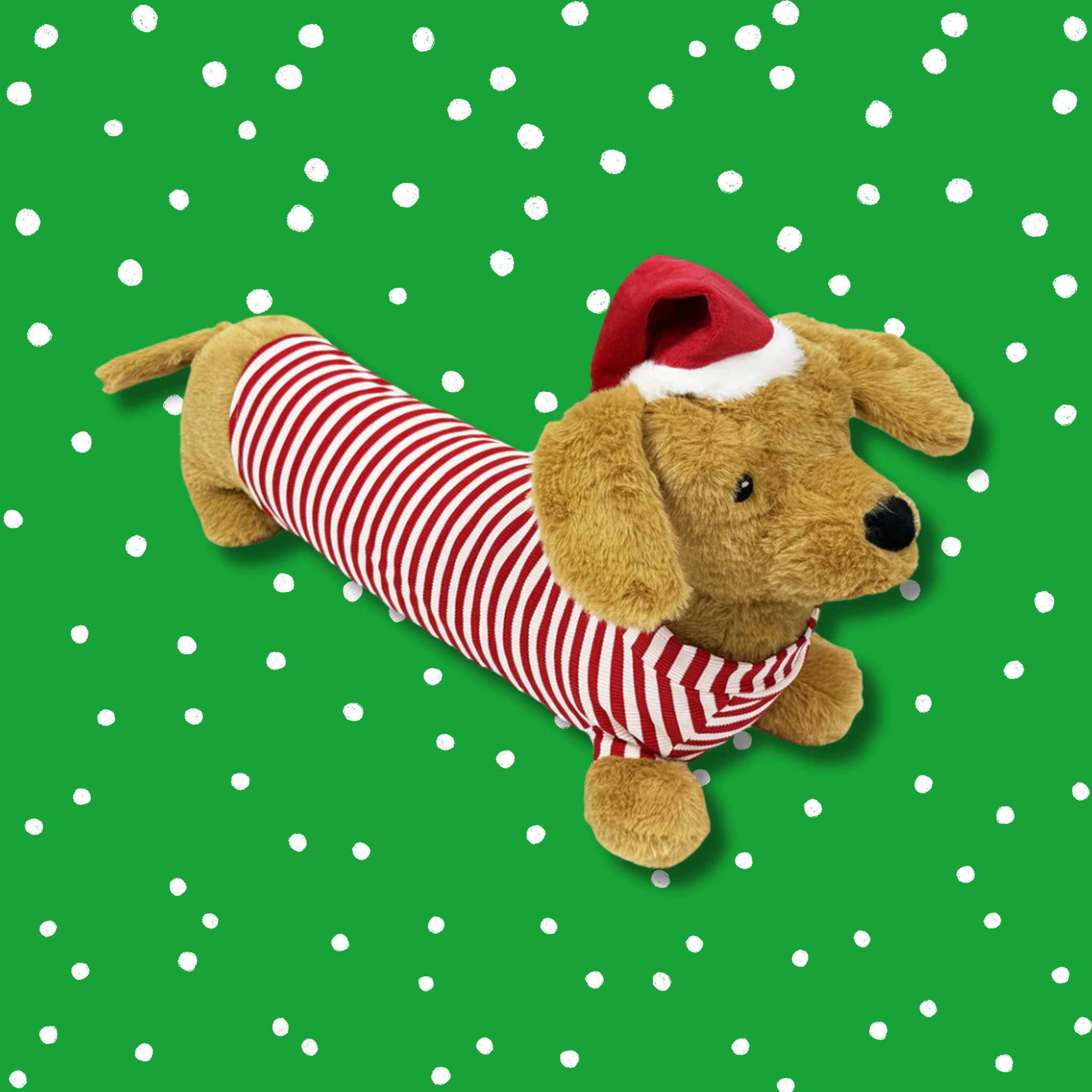 Petlou Christmas Dachshund Dog Toy