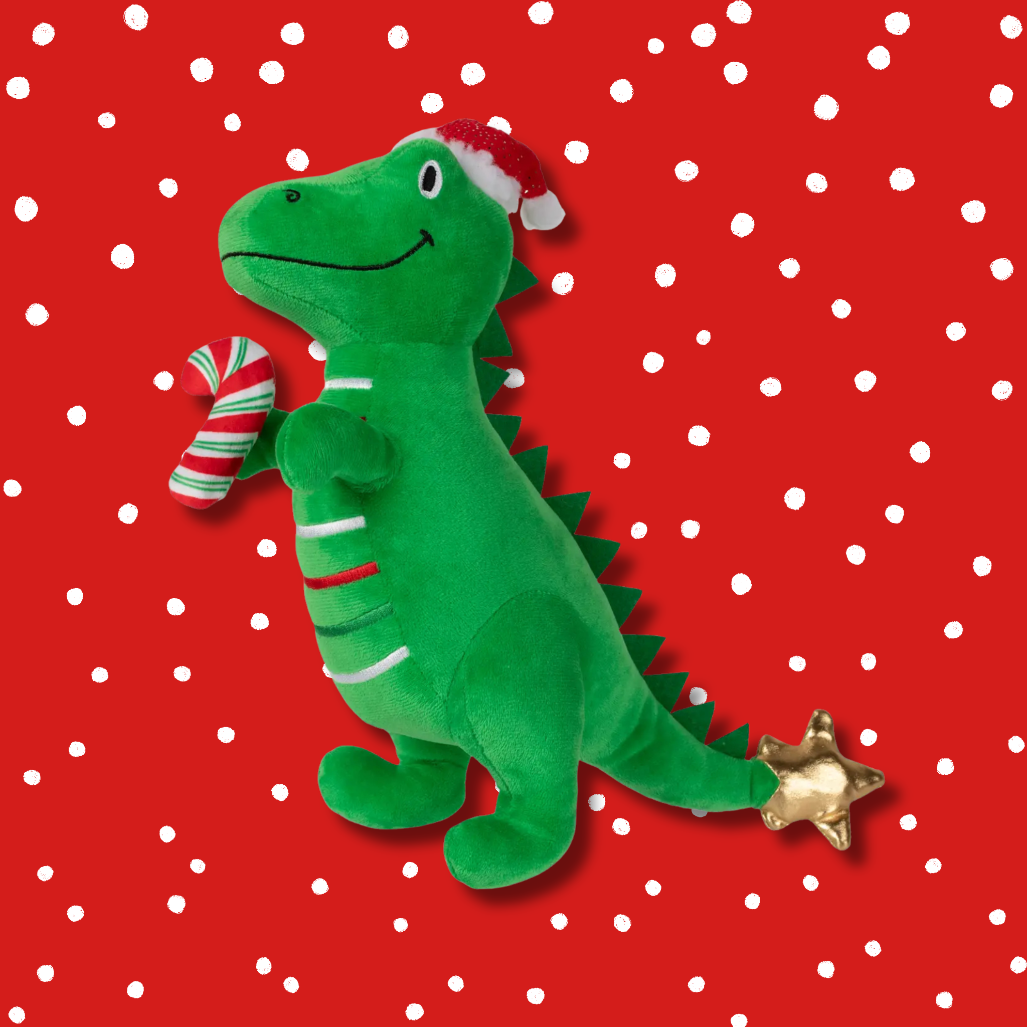 PetShop by Fringe Studio Rexmas Is Here Plush Dog Toy