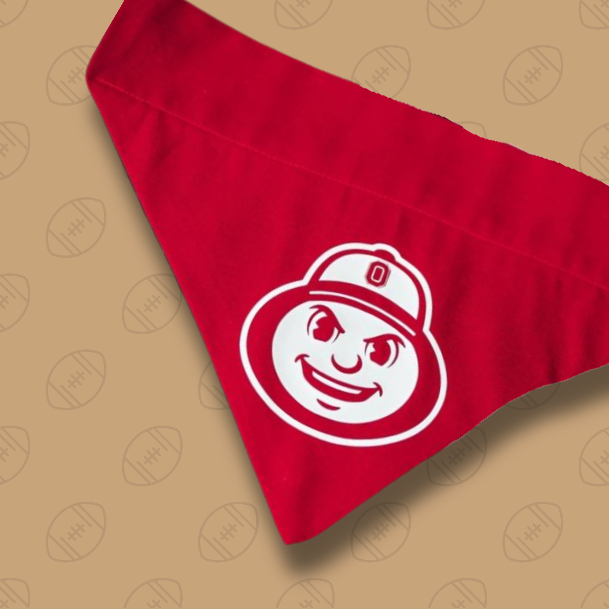 Top Rocks Doggie Wear Ohio State Brutus Bandana