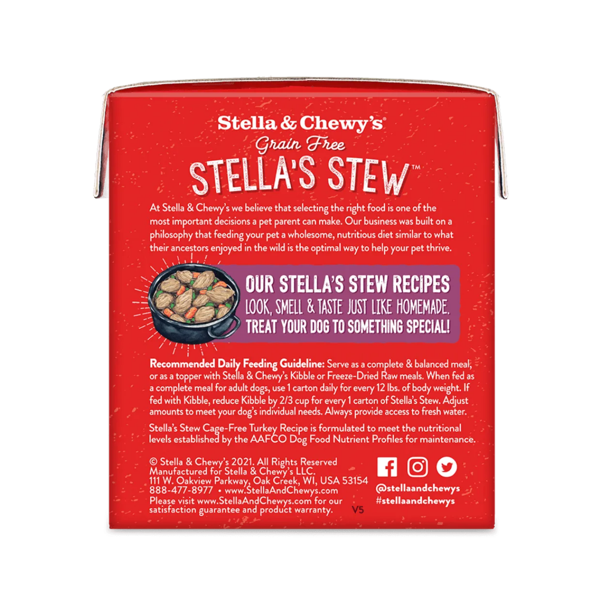 Stella & Chewy's Stella's Stew Cage-Free Turkey Recipe