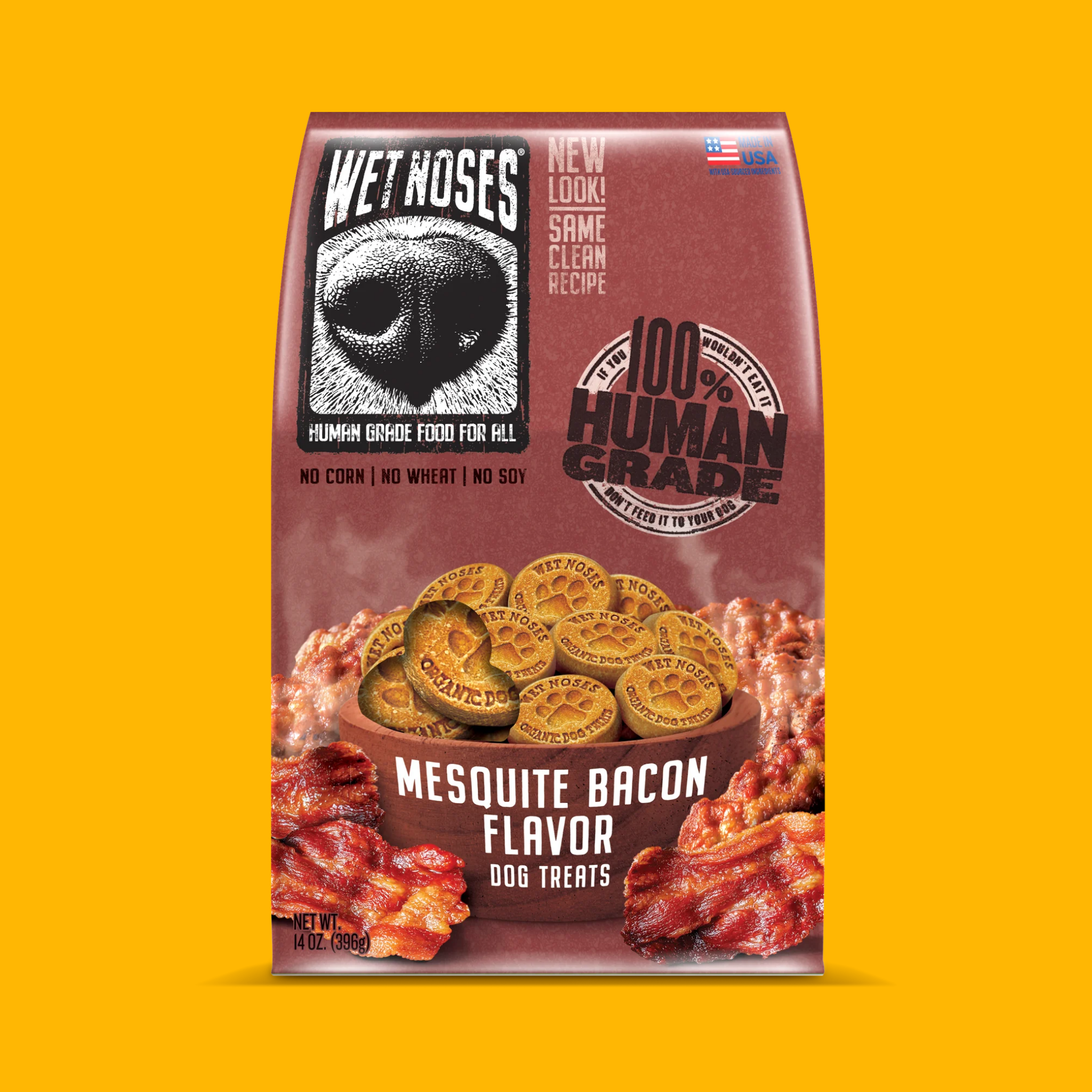 Wet Noses Crunchy Meaty Mesquite Bacon Dog Treats