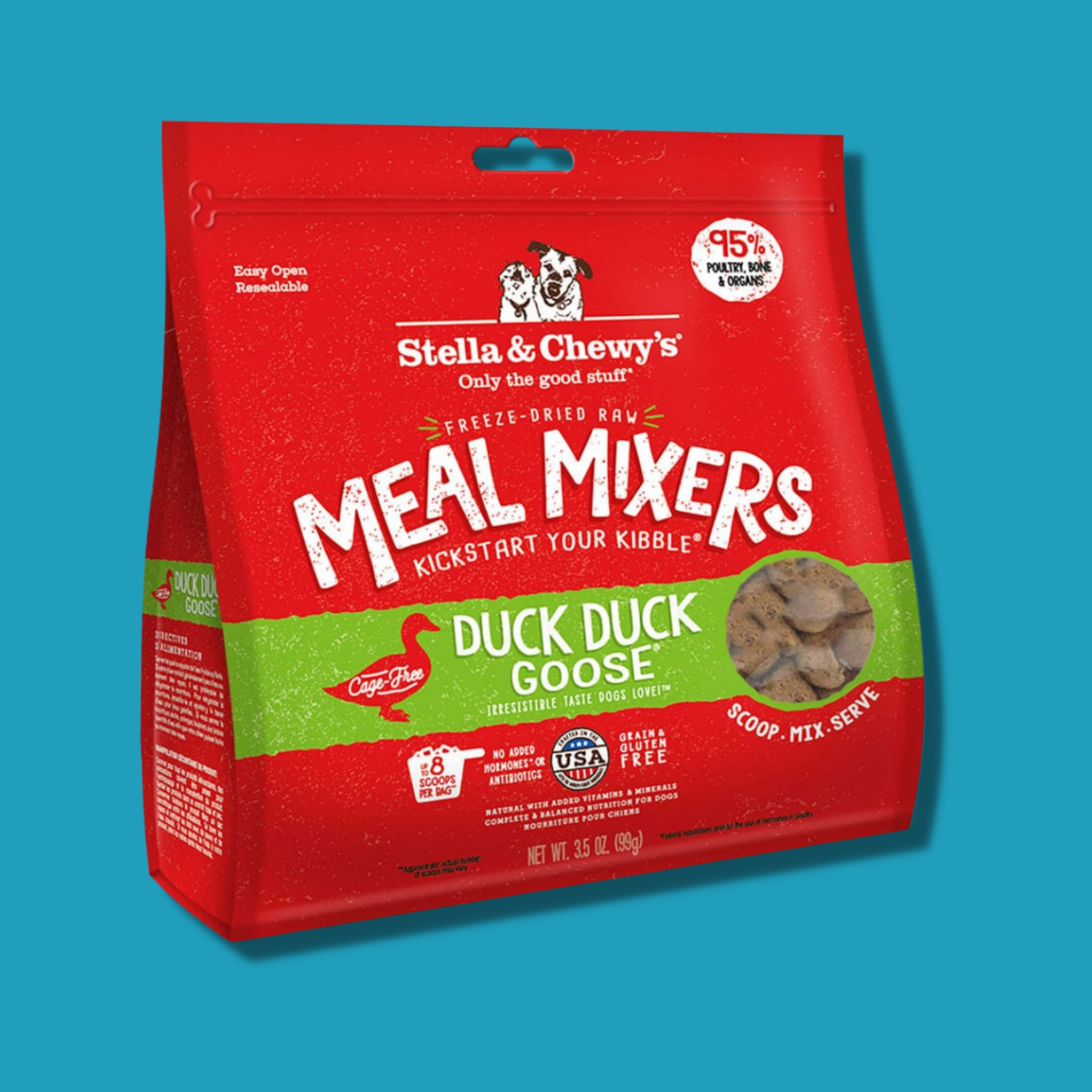 Stella & Chewy's Freeze Dried Meal Mixer Duck Duck Goose 3.5oz