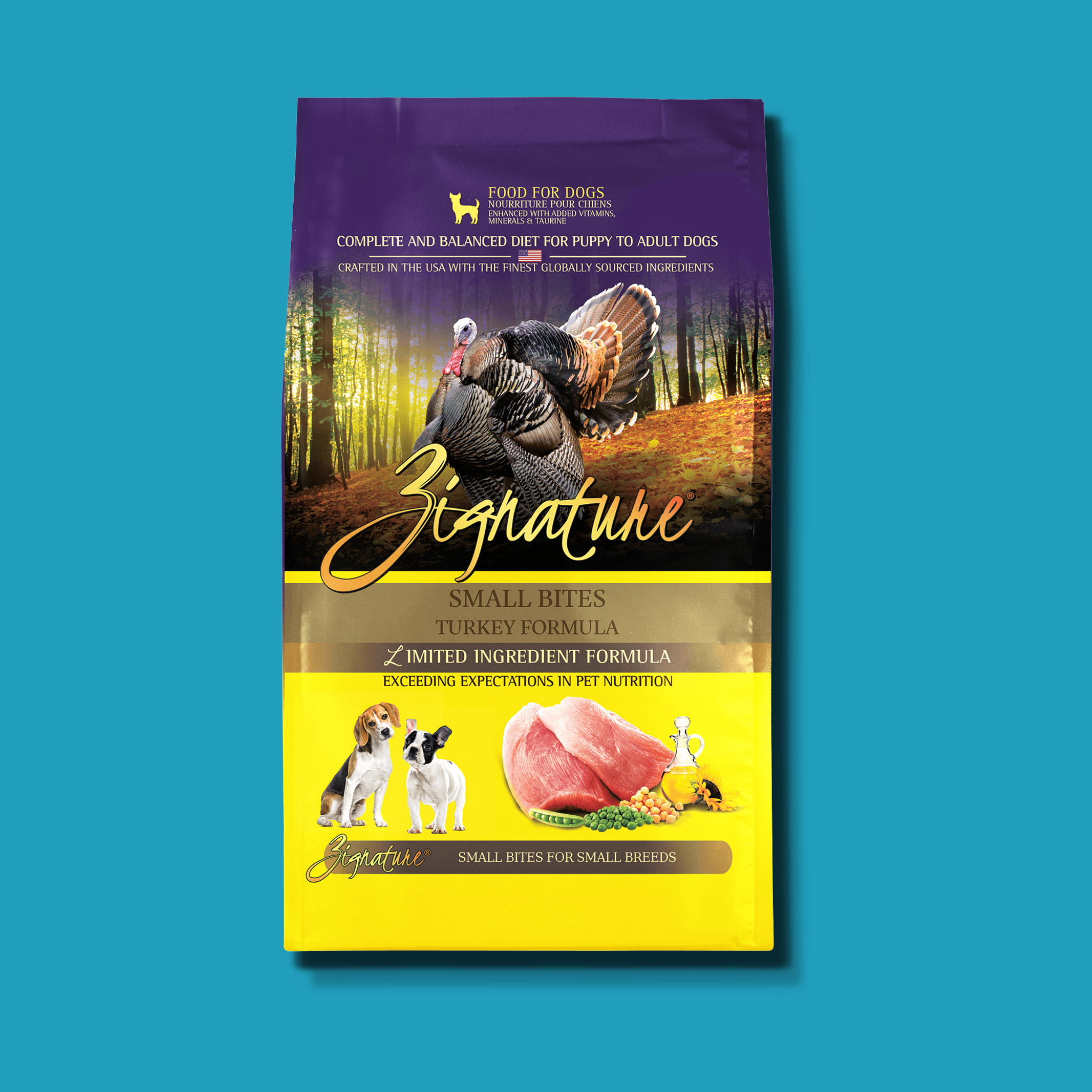 Zignature Limited Ingredient Small Bites Turkey Dry Dog Food