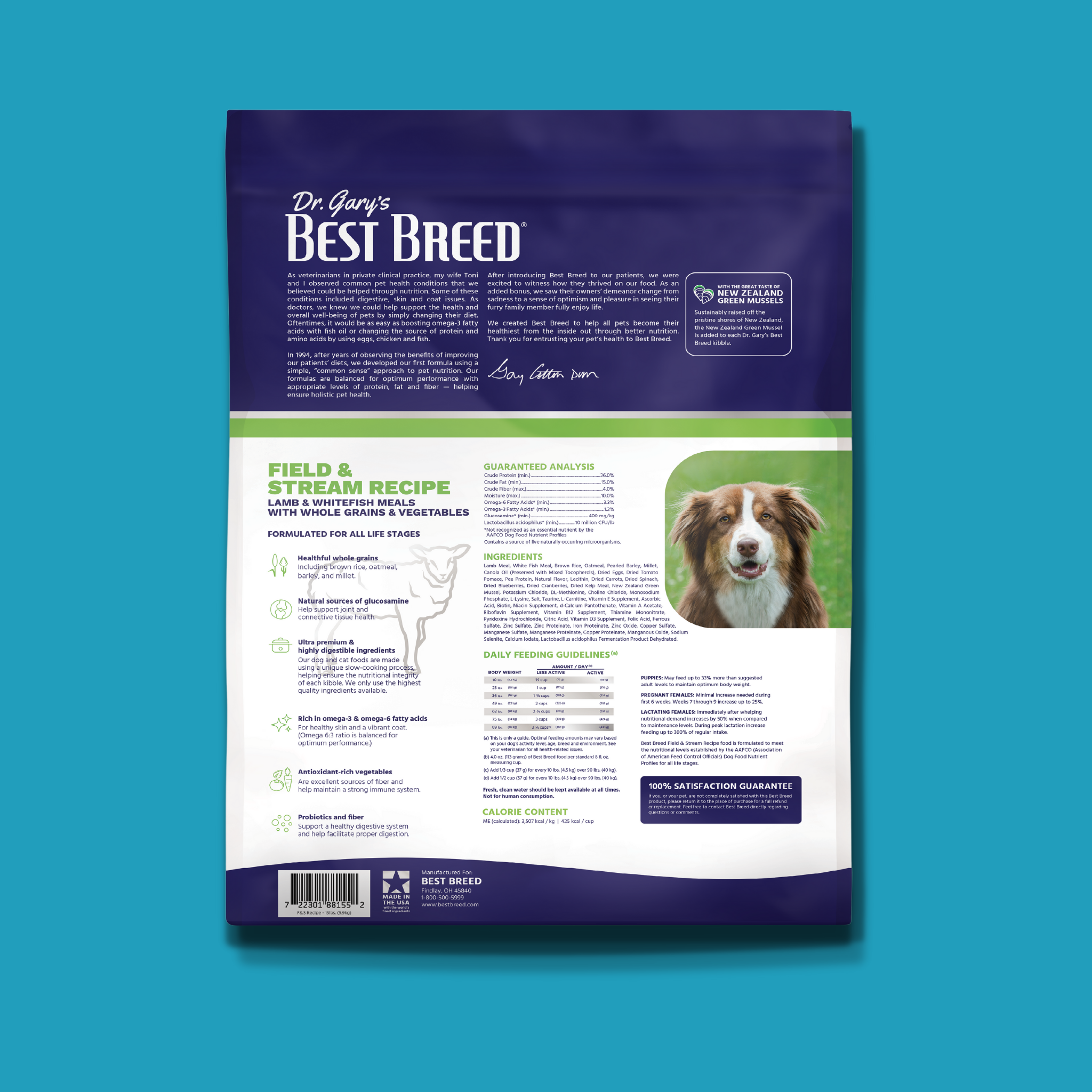Dr. Gary's Best Breed Field & Stream Recipe Dry Dog Food