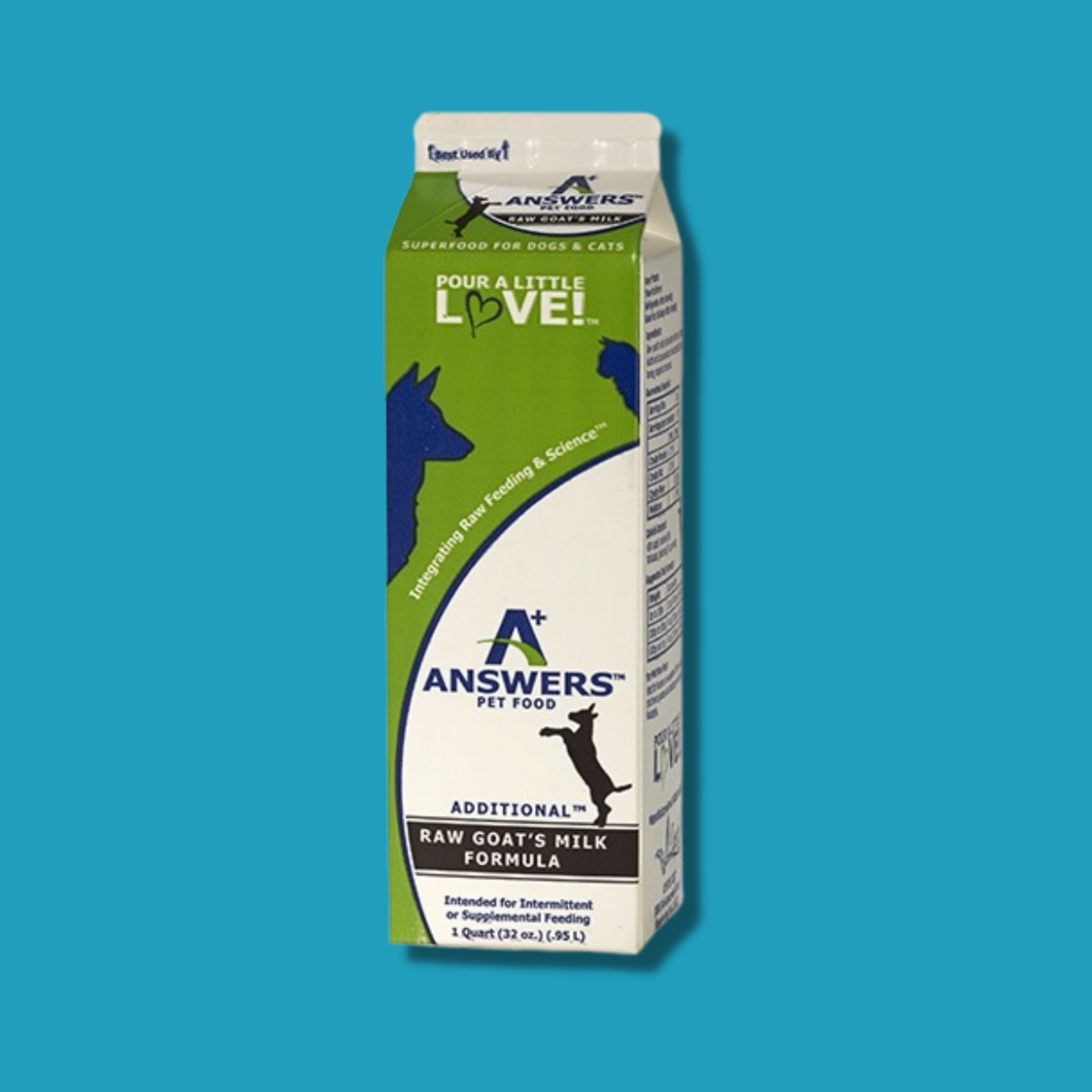 Answers Raw Fermented Frozen Goat's Milk