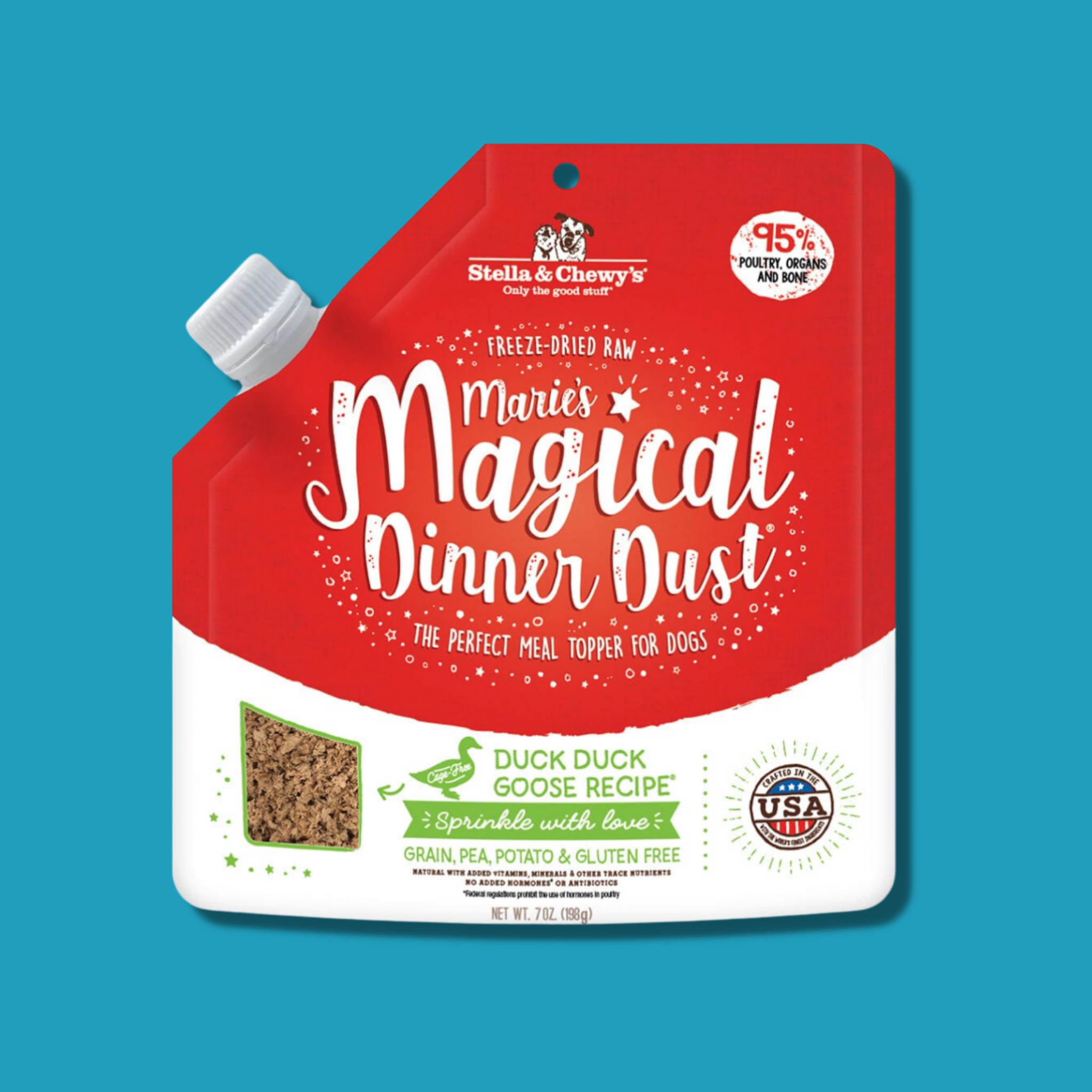 Stella & Chewy's Freeze Dried Marie's Magic Dinner Dust Duck Duck Goose