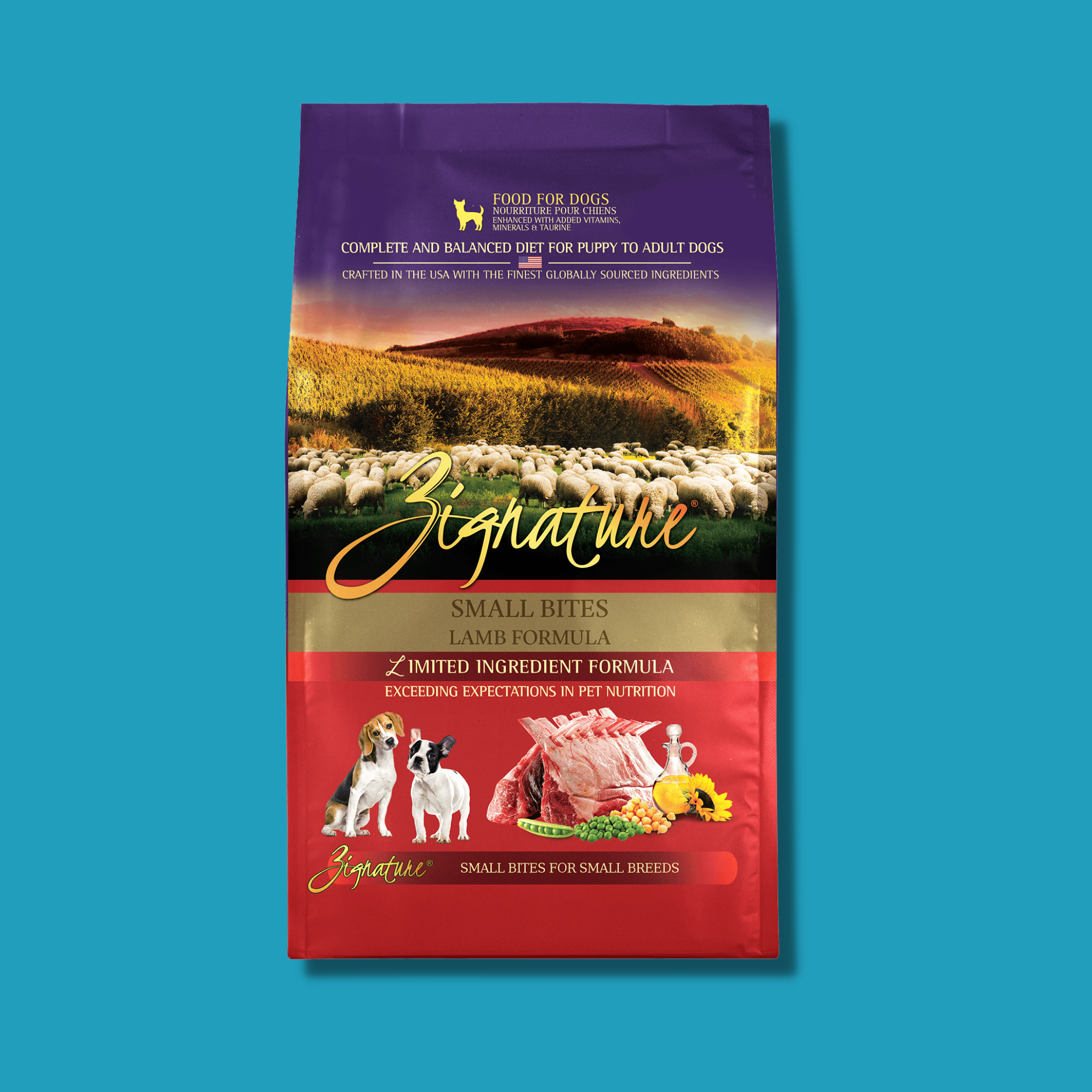 Zignature Limited Ingredient Small Bites Lamb Dry Dog Food