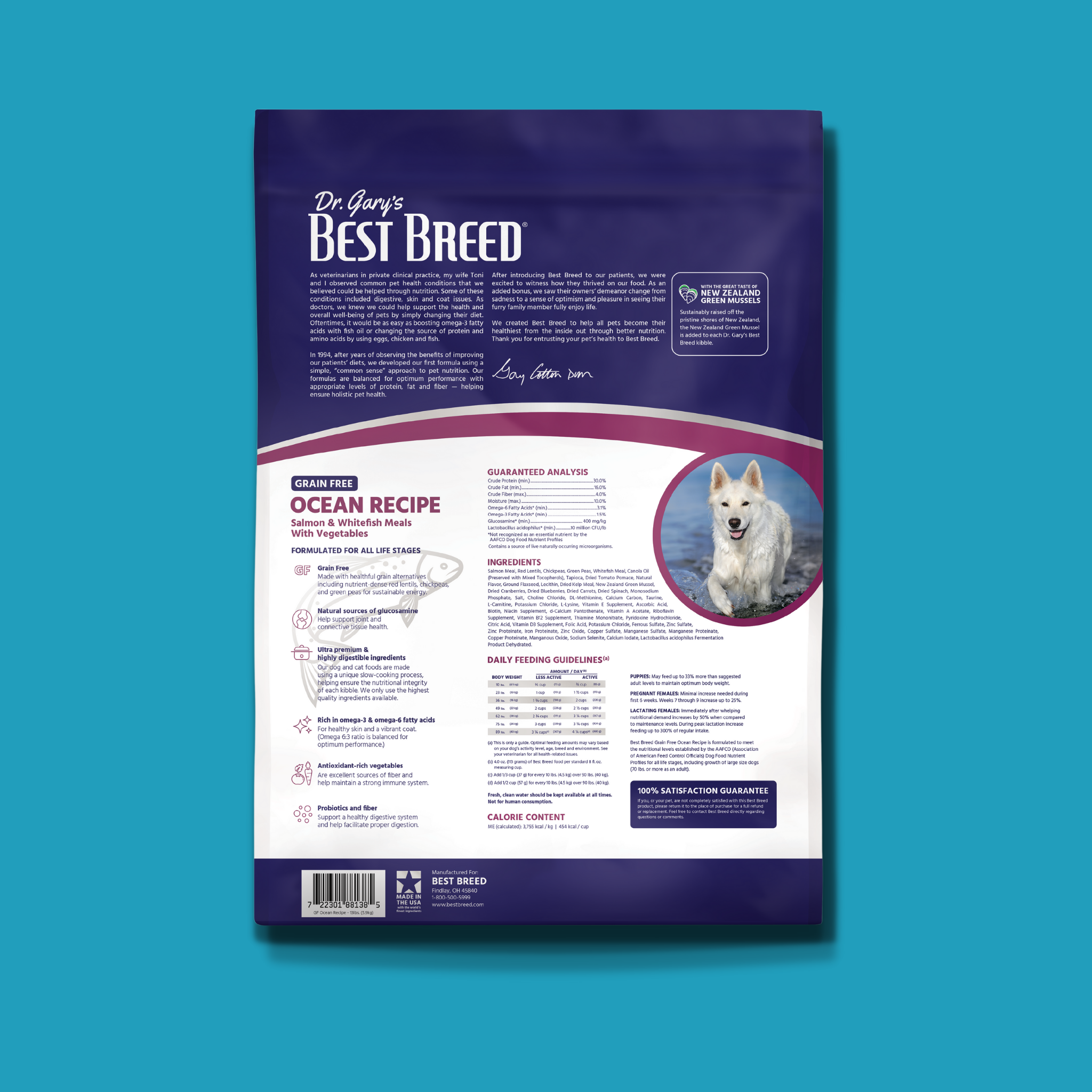Dr. Gary's Best Breed Ocean Recipe Dry Dog Food