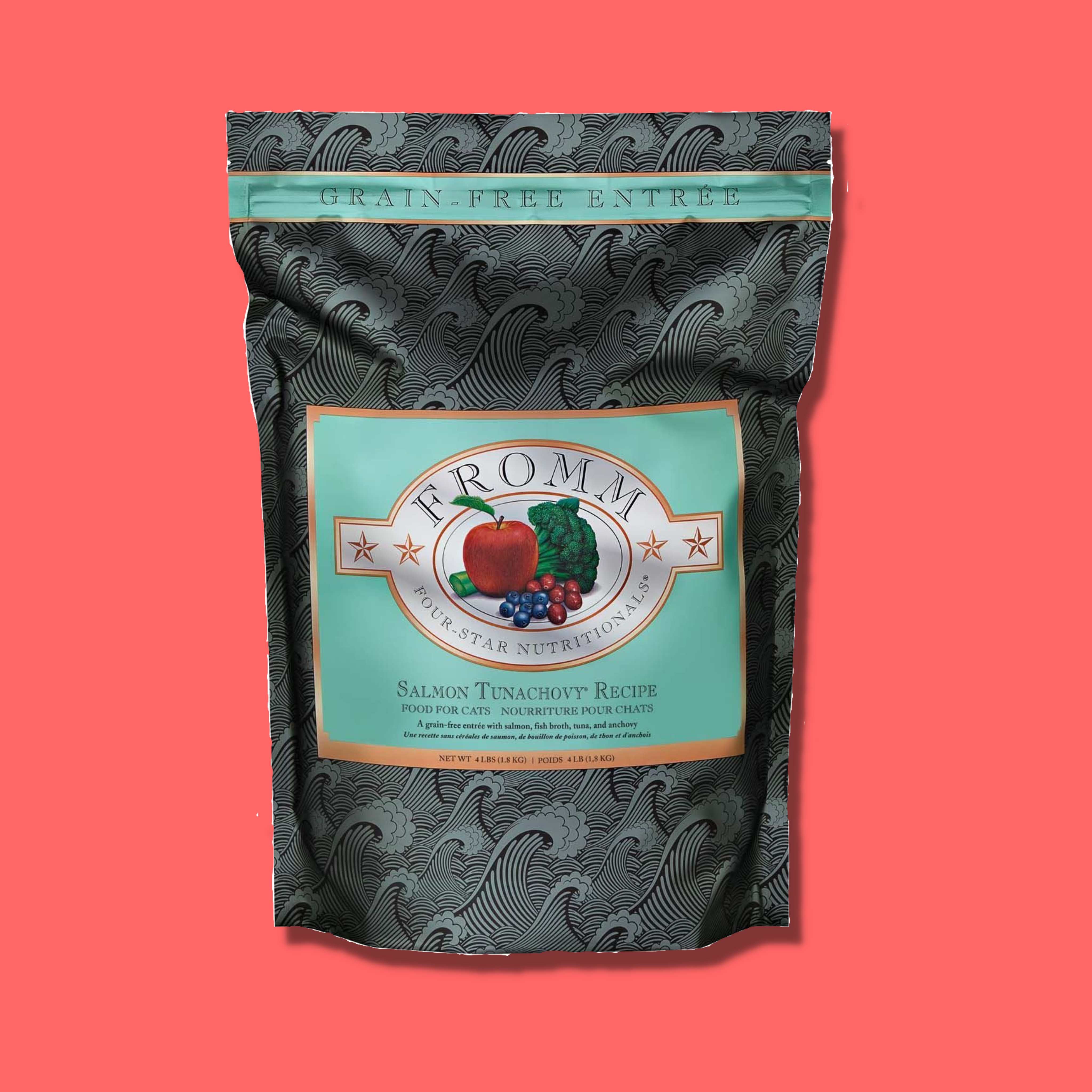 Fromm Four Star Grain Free Salmon Tunachovy Dry Cat Food