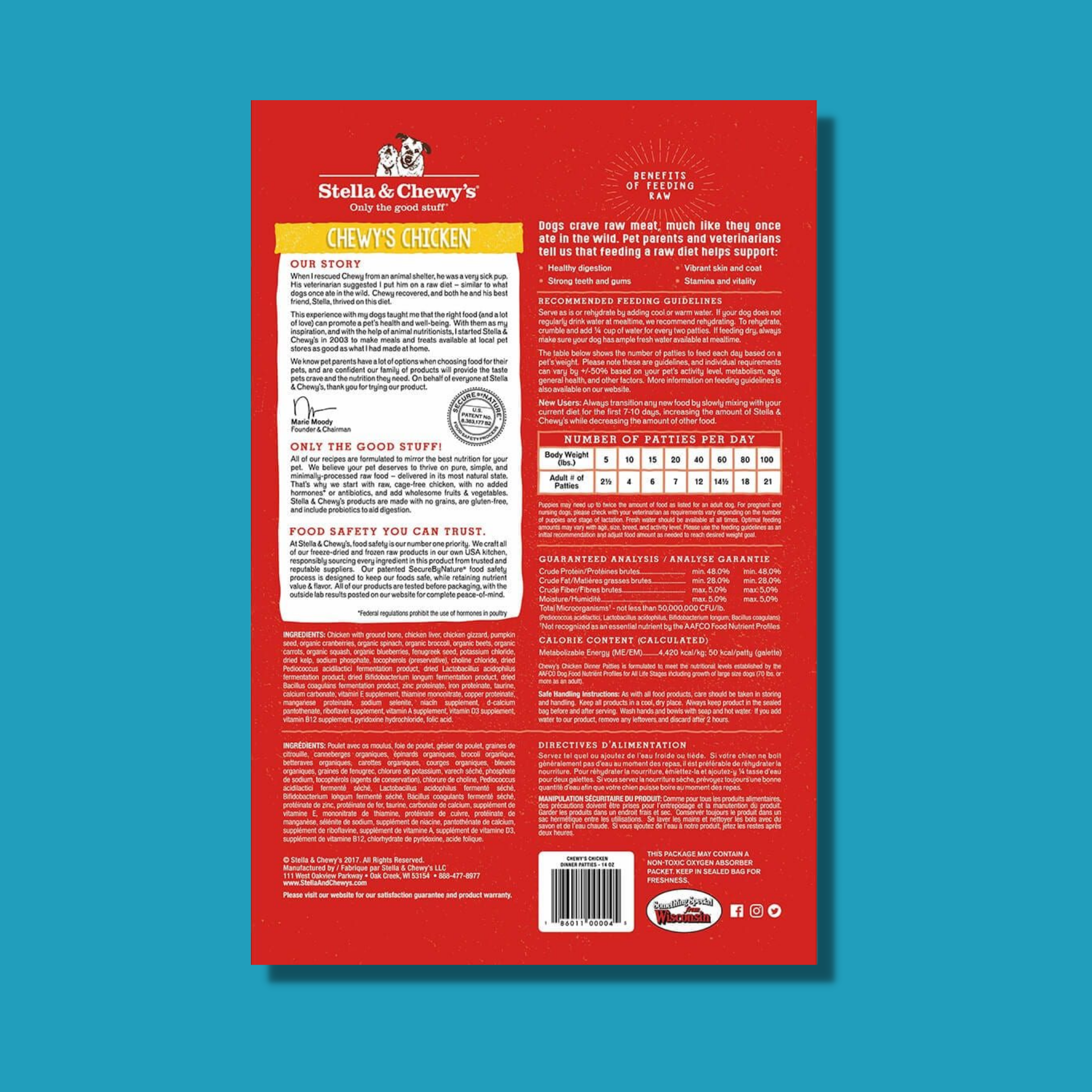 Stella & Chewy's Freeze Dried Chicken Dinner Patties