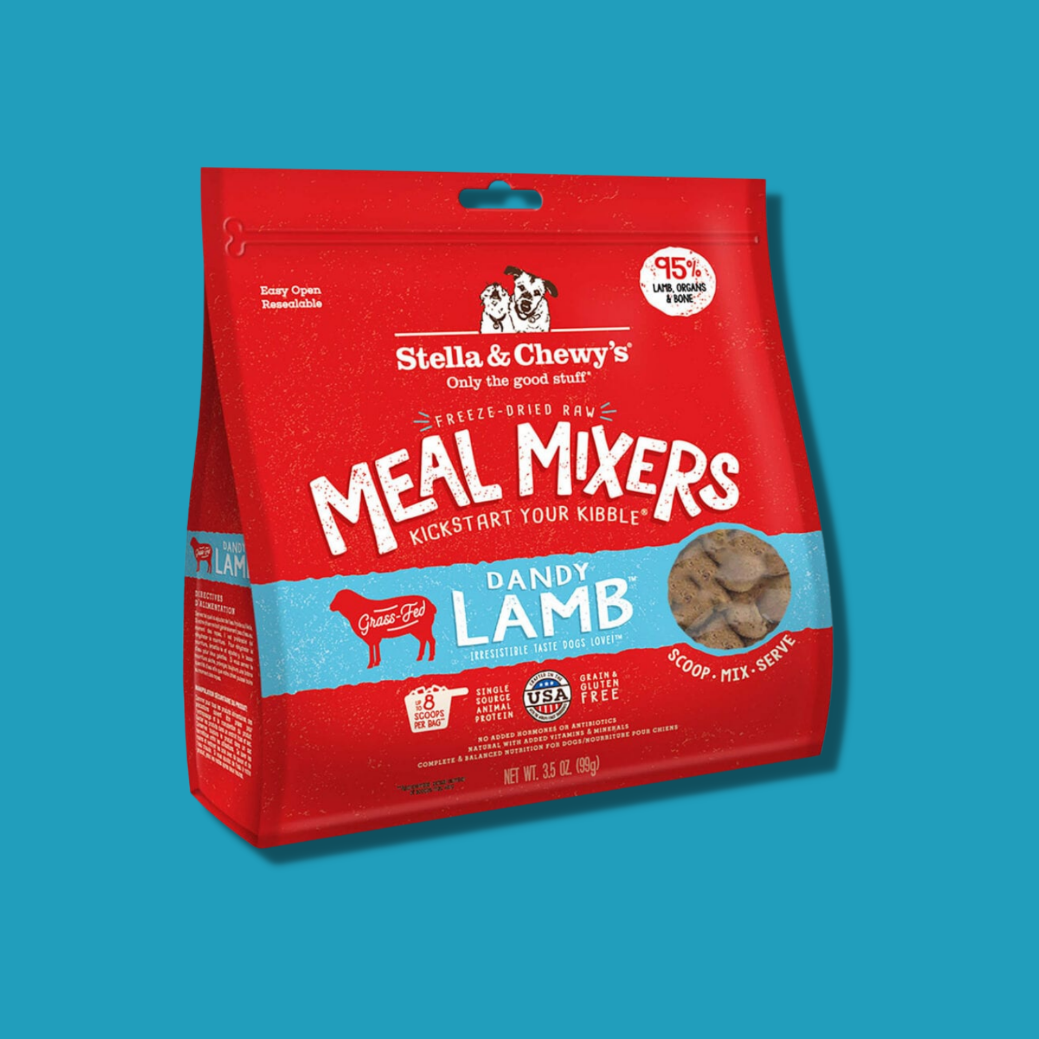 Stella & Chewy's Freeze Dried Dandy Lamb Meal Mixer