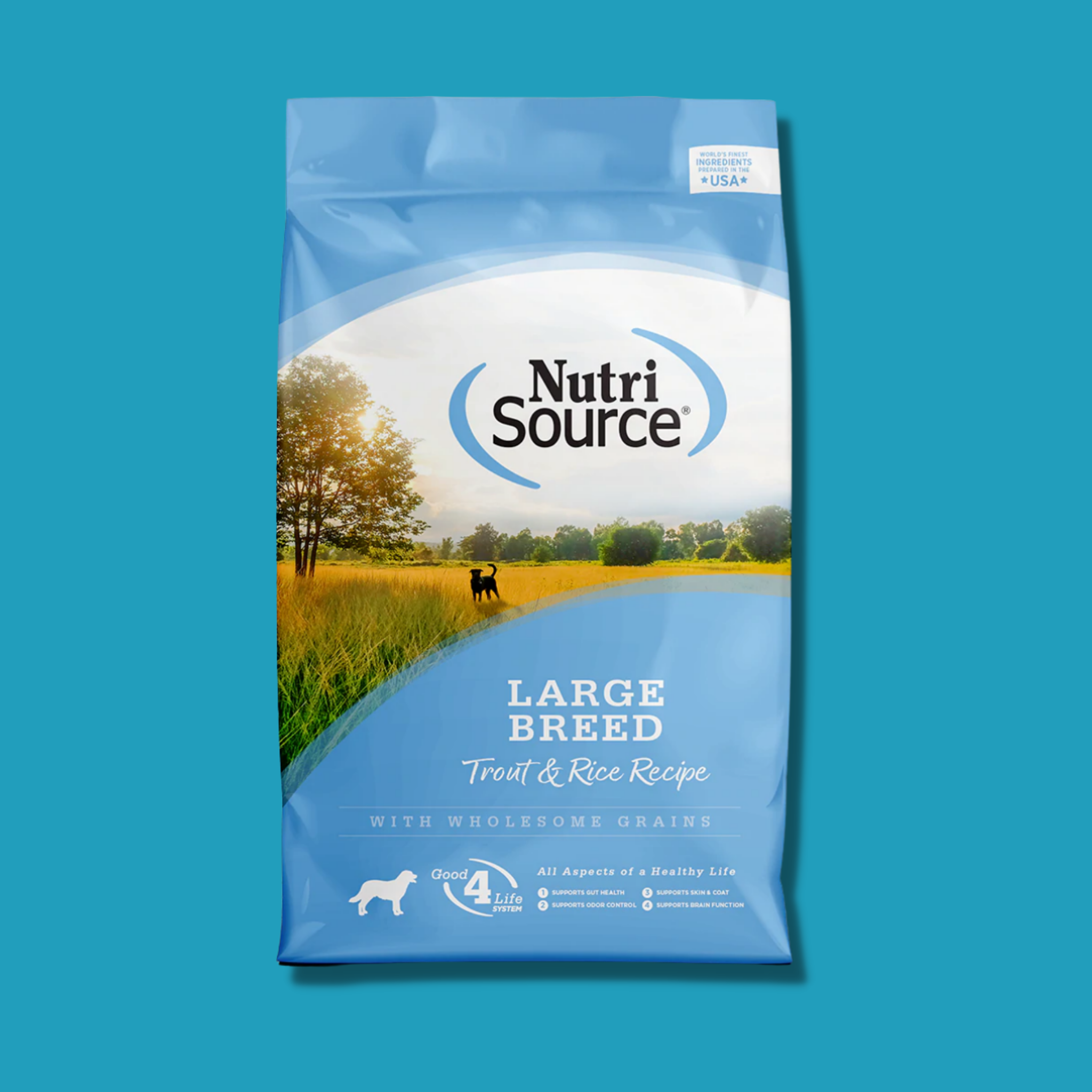 NutriSource Adult Large Breed Trout & Rice Dry Dog Food