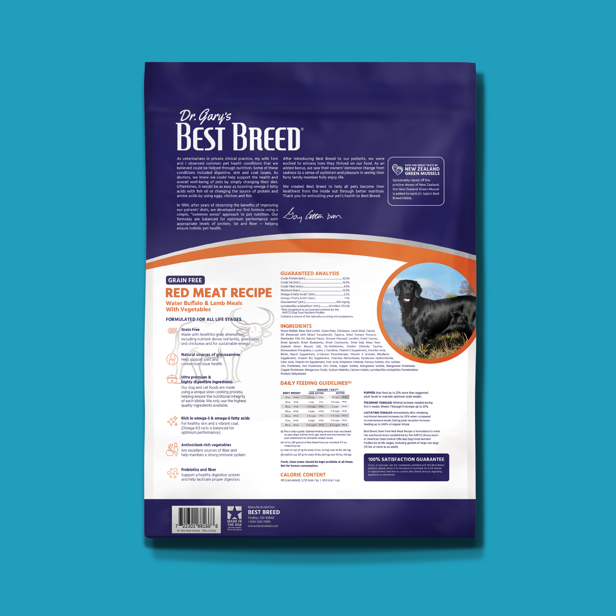 Dr. Gary's Best Breed Grain Free Red Meat Recipe Dry Dog Food