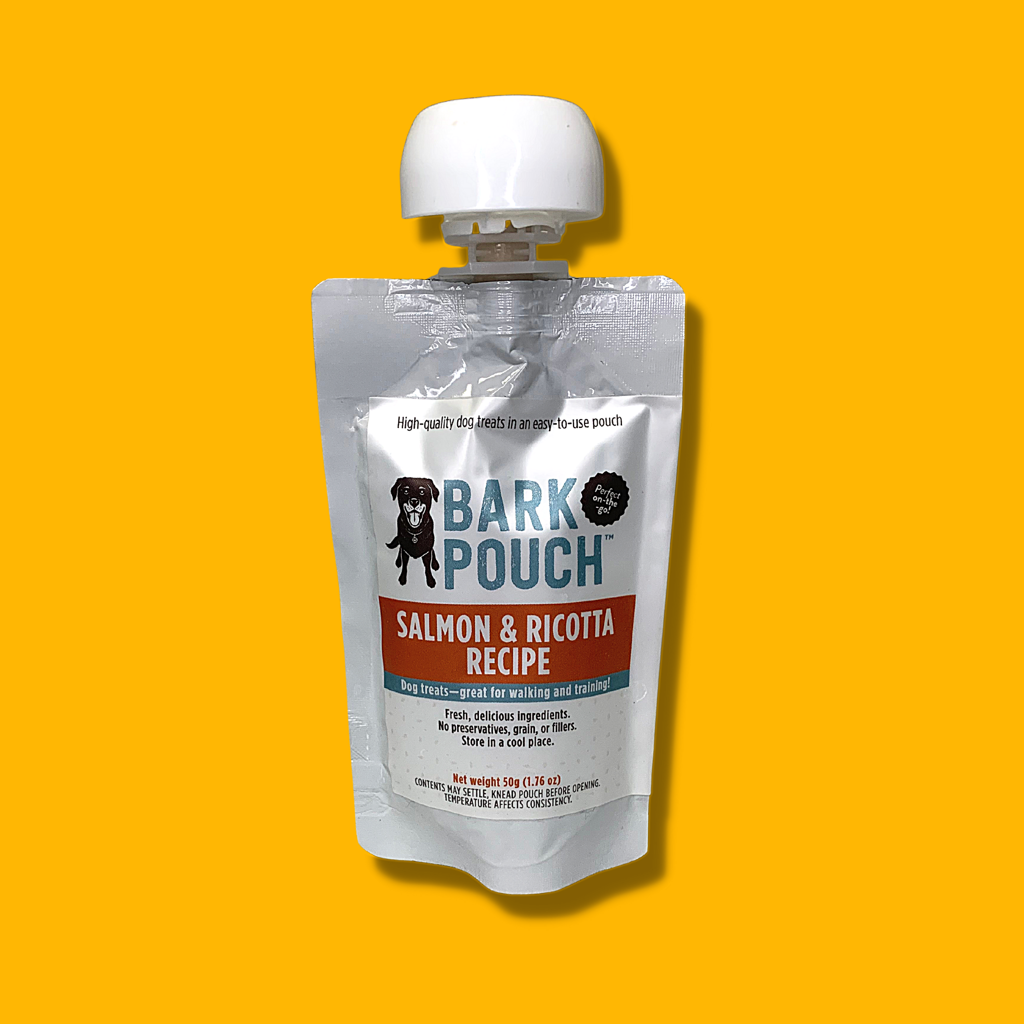 Bark Pouch Salmon & Ricotta Recipe Training Treat