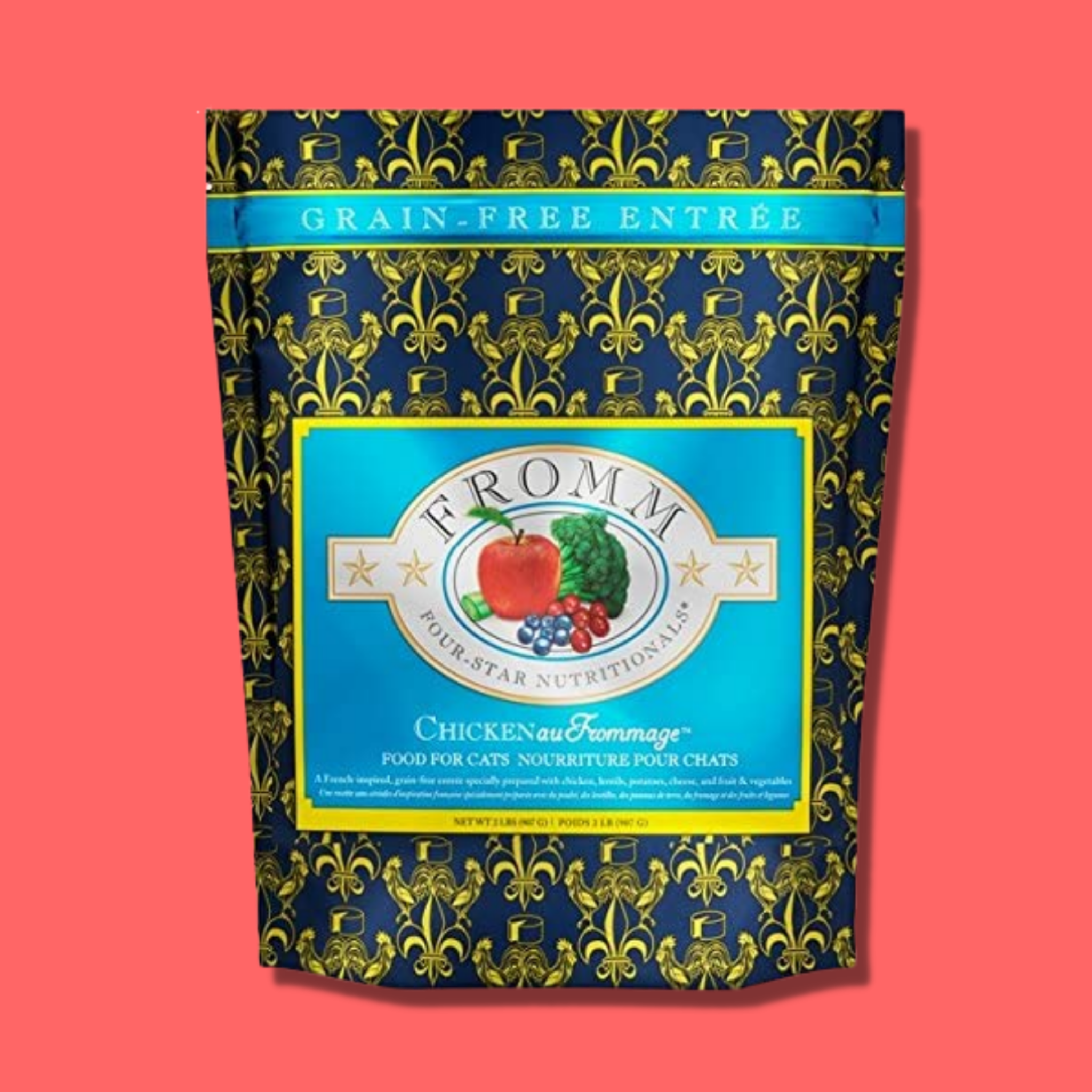 Fromm Four Star Grain Free Chicken Au Frommage Dry Cat Food