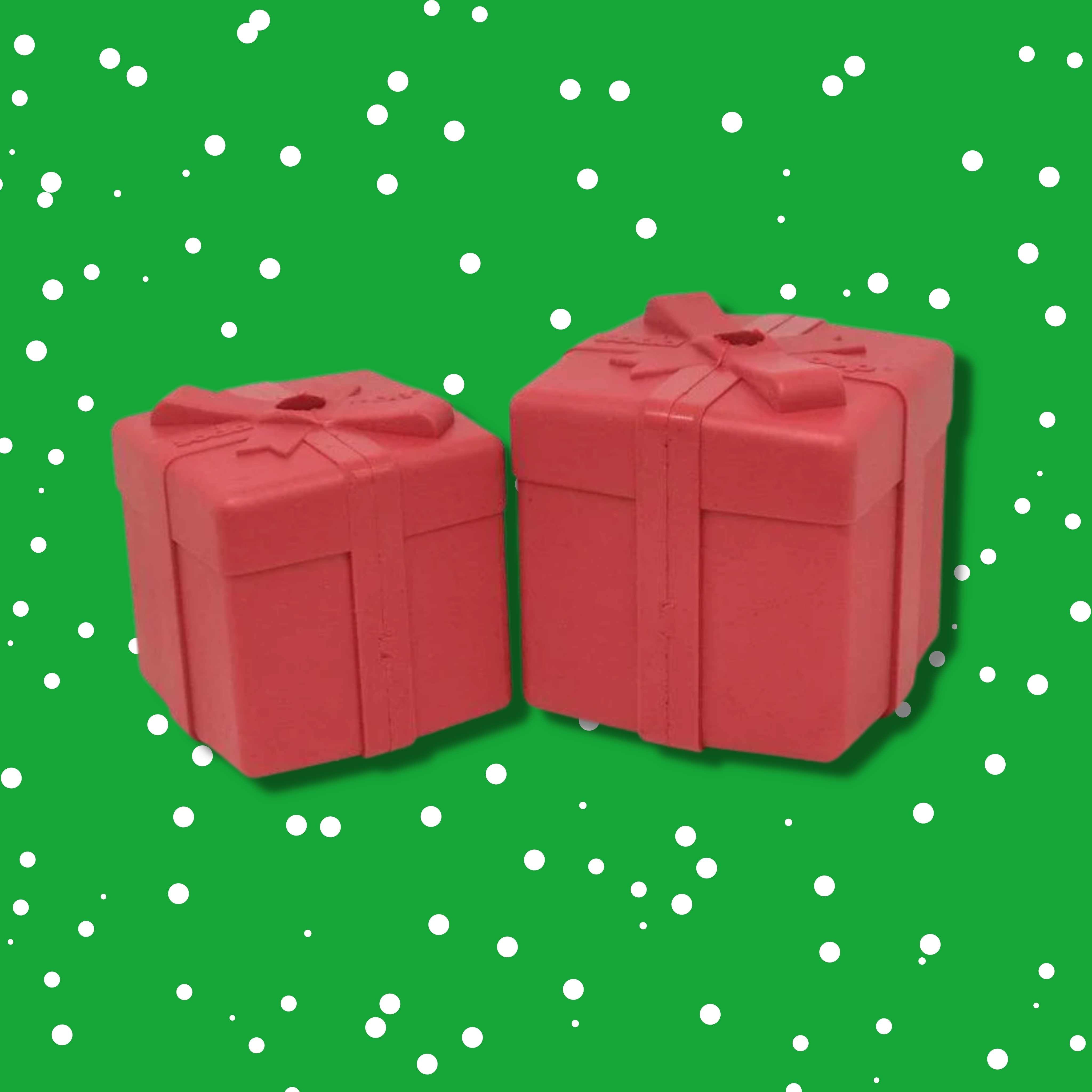 Soda Pup Rubber Gift Box Dog Toy