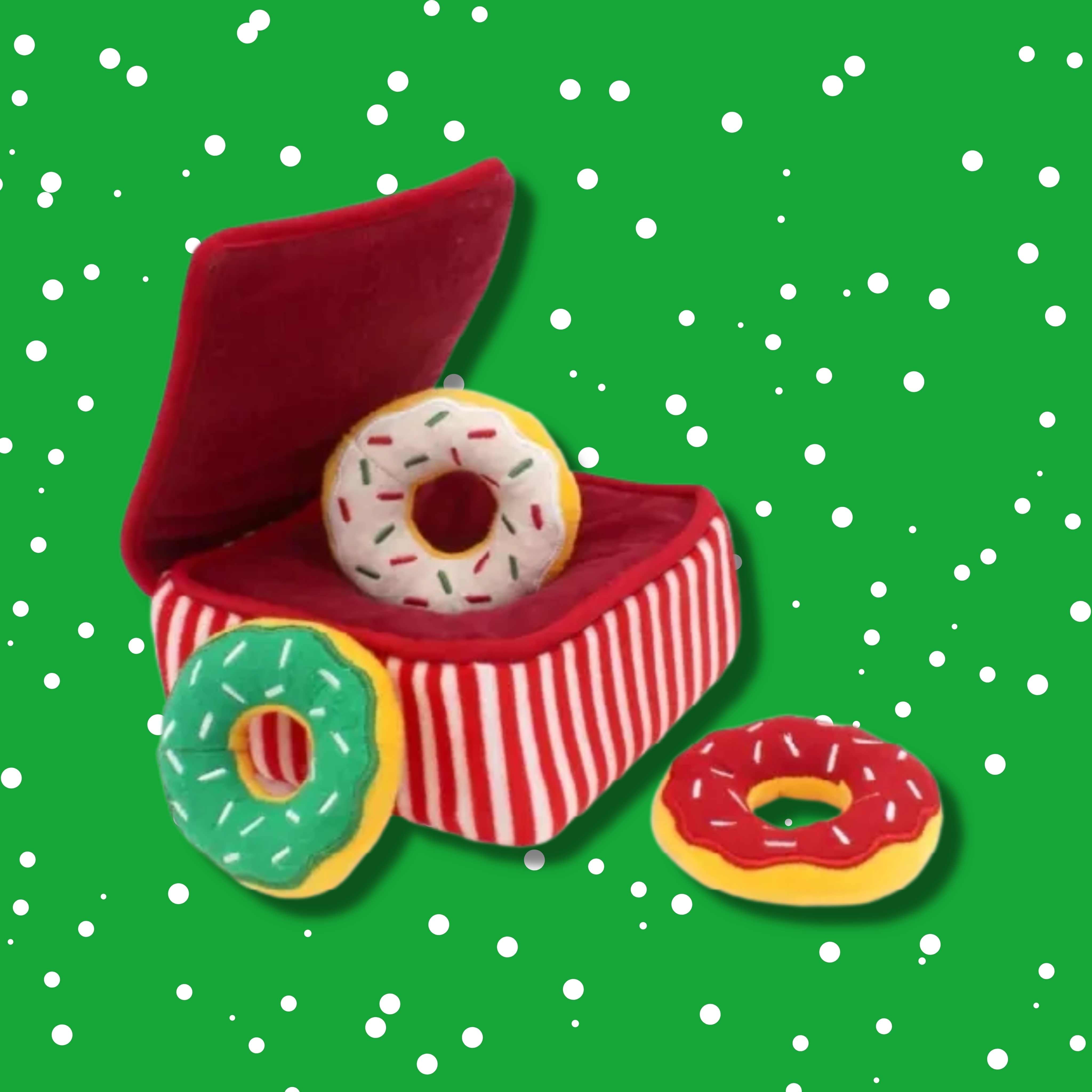 Zippy Paws Holiday Donutz Box Burrow