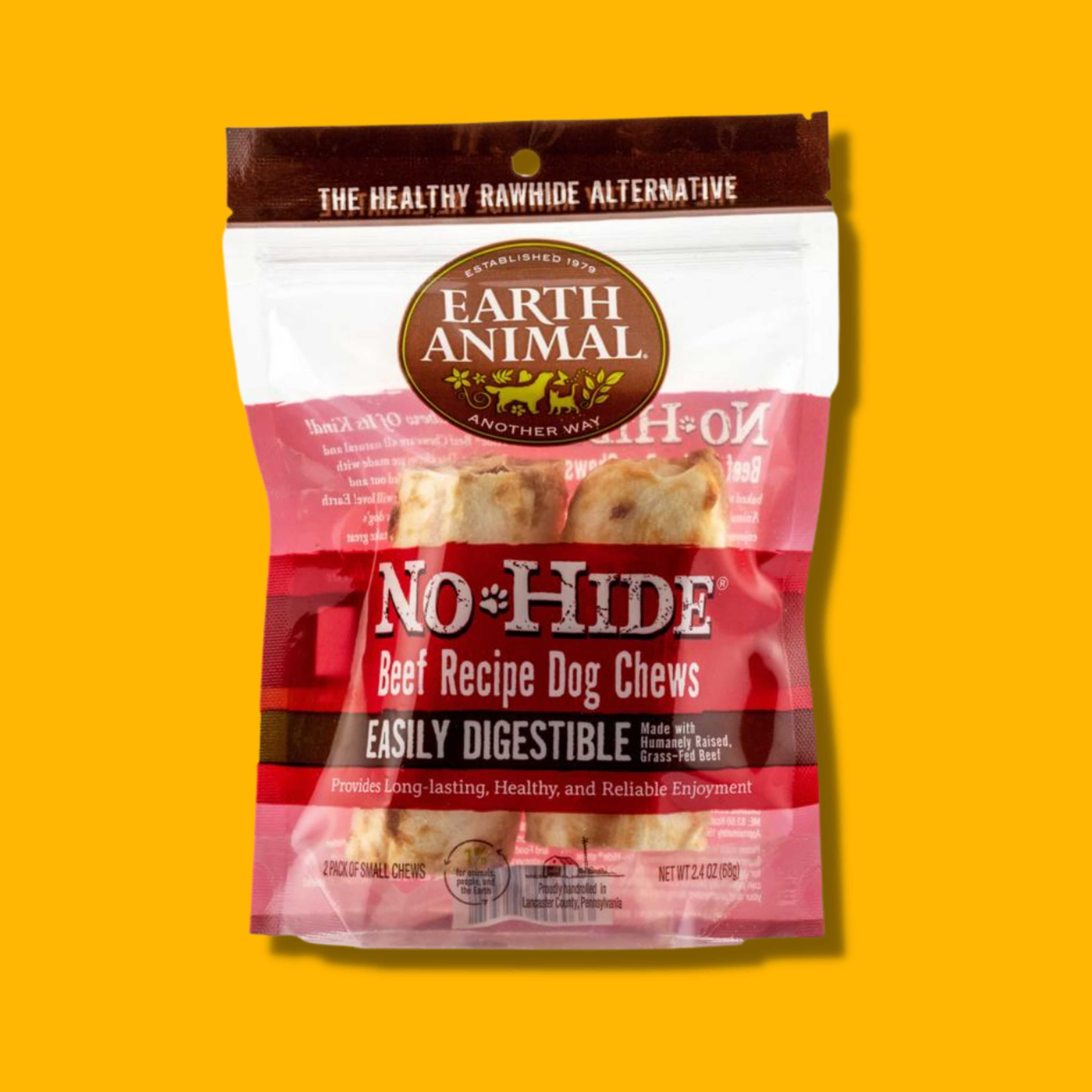 Earth Animal No-Hide Beef Chew 2 pack