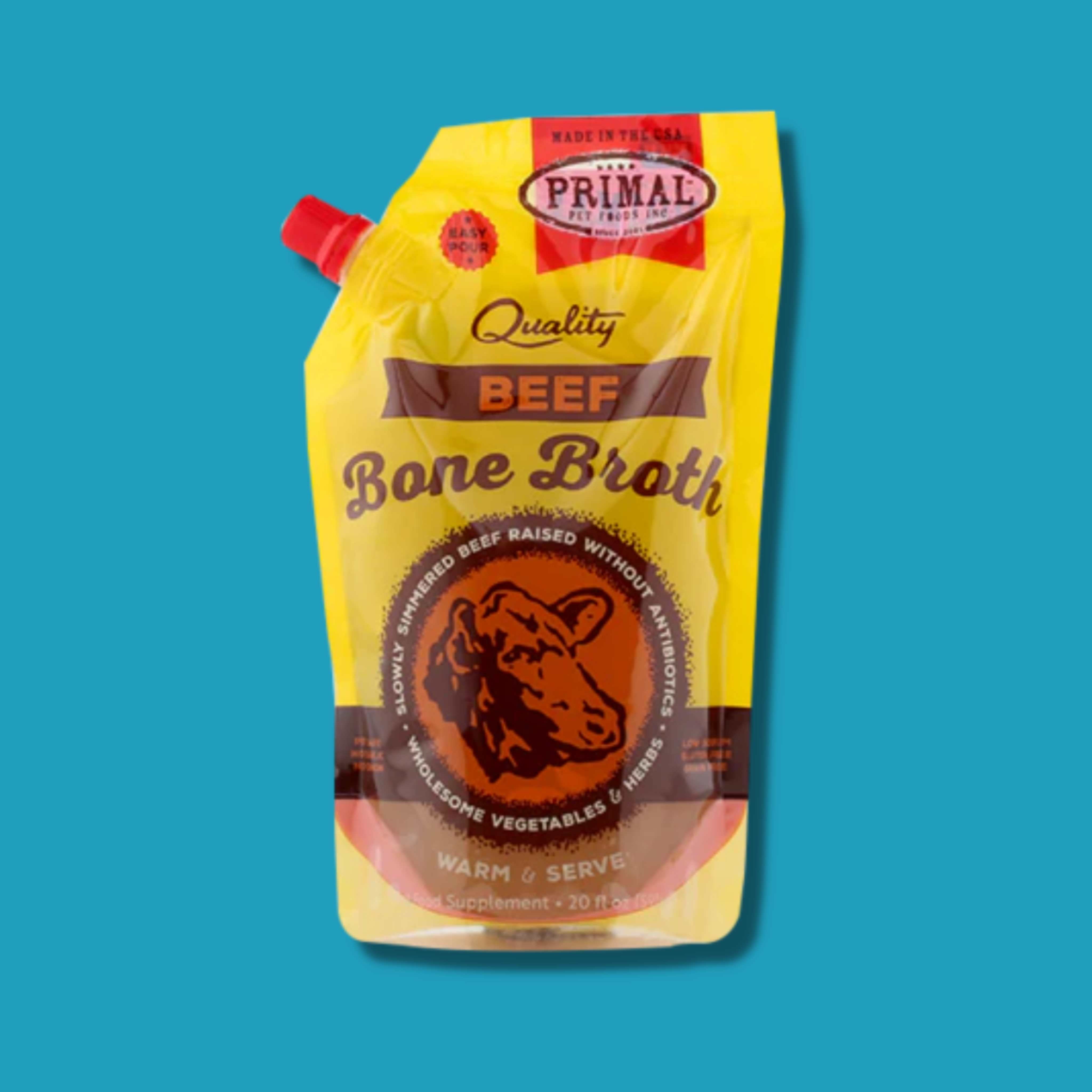 Primal Raw Frozen Bone Broth for Dogs & Cats