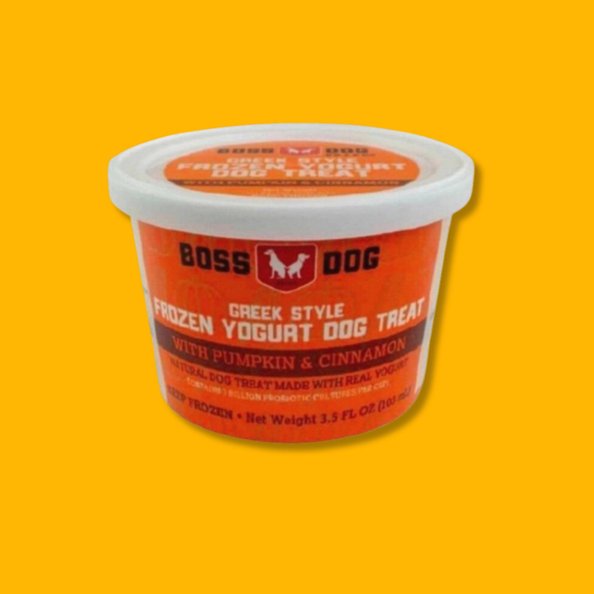 Boss Dog Single Pumpkin & Cinnamon Frozen Yogurt Pet Treat