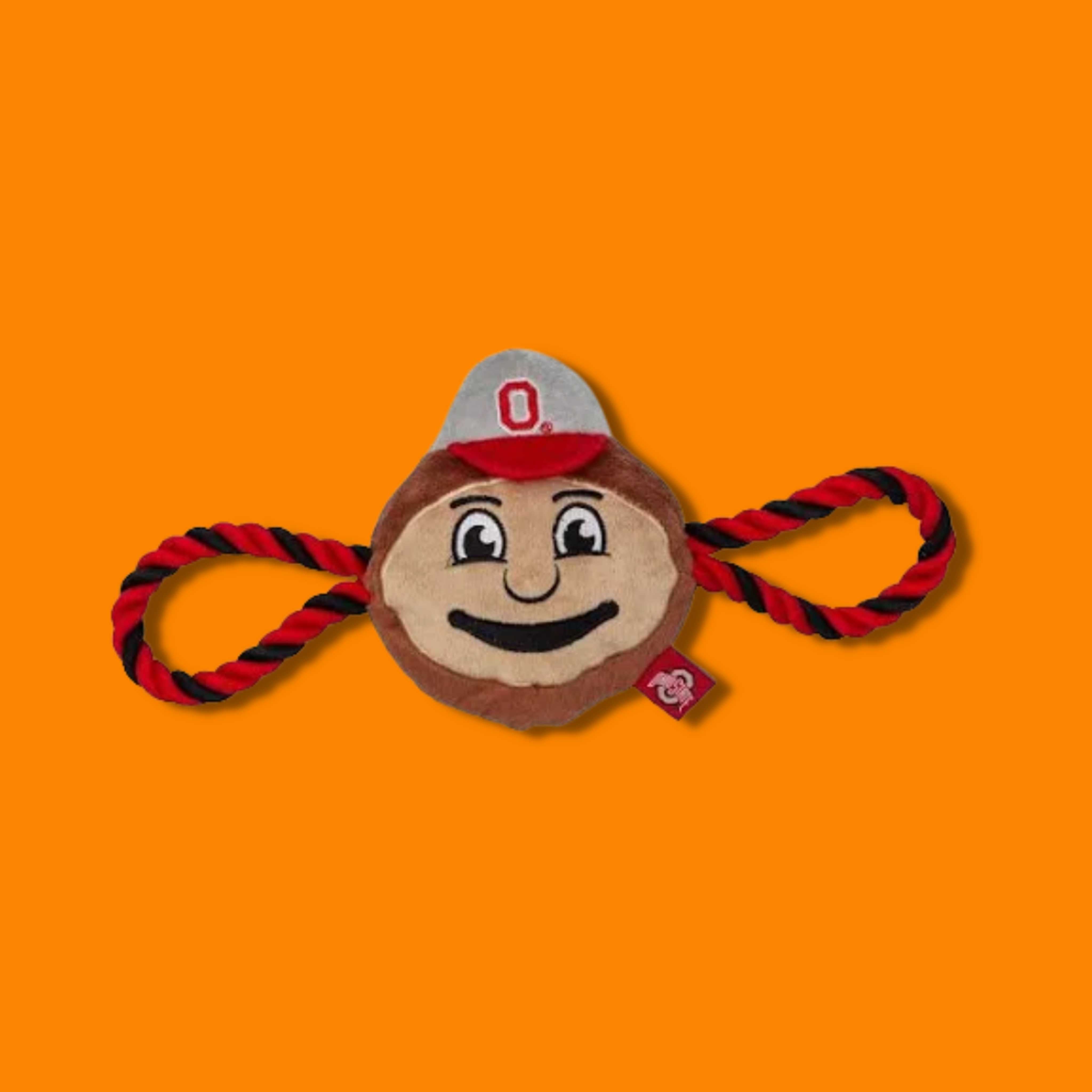 Pets First Ohio State Rope Mascot Dog Toy