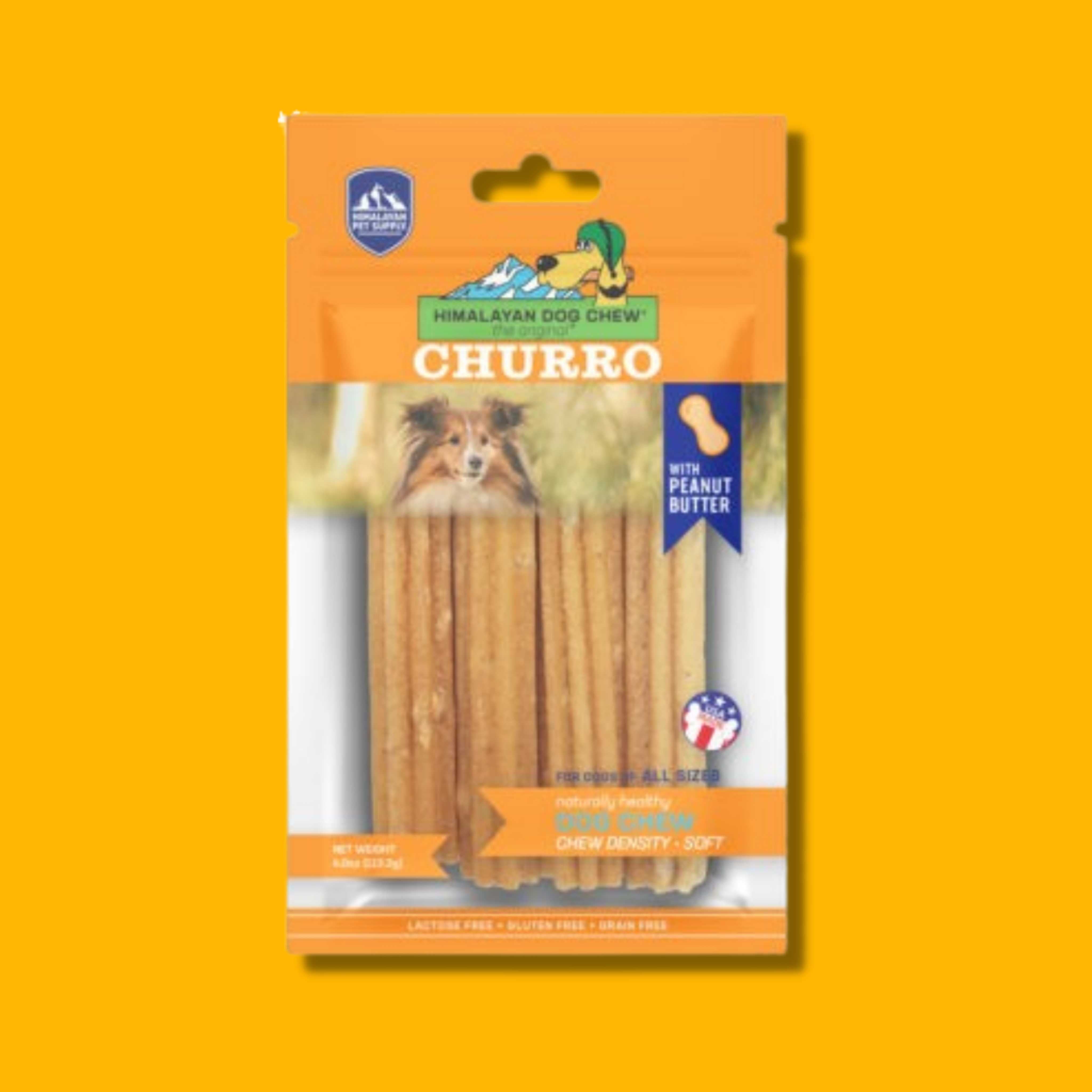 Himalayan Peanut Butter yaky Churro Dog Chew