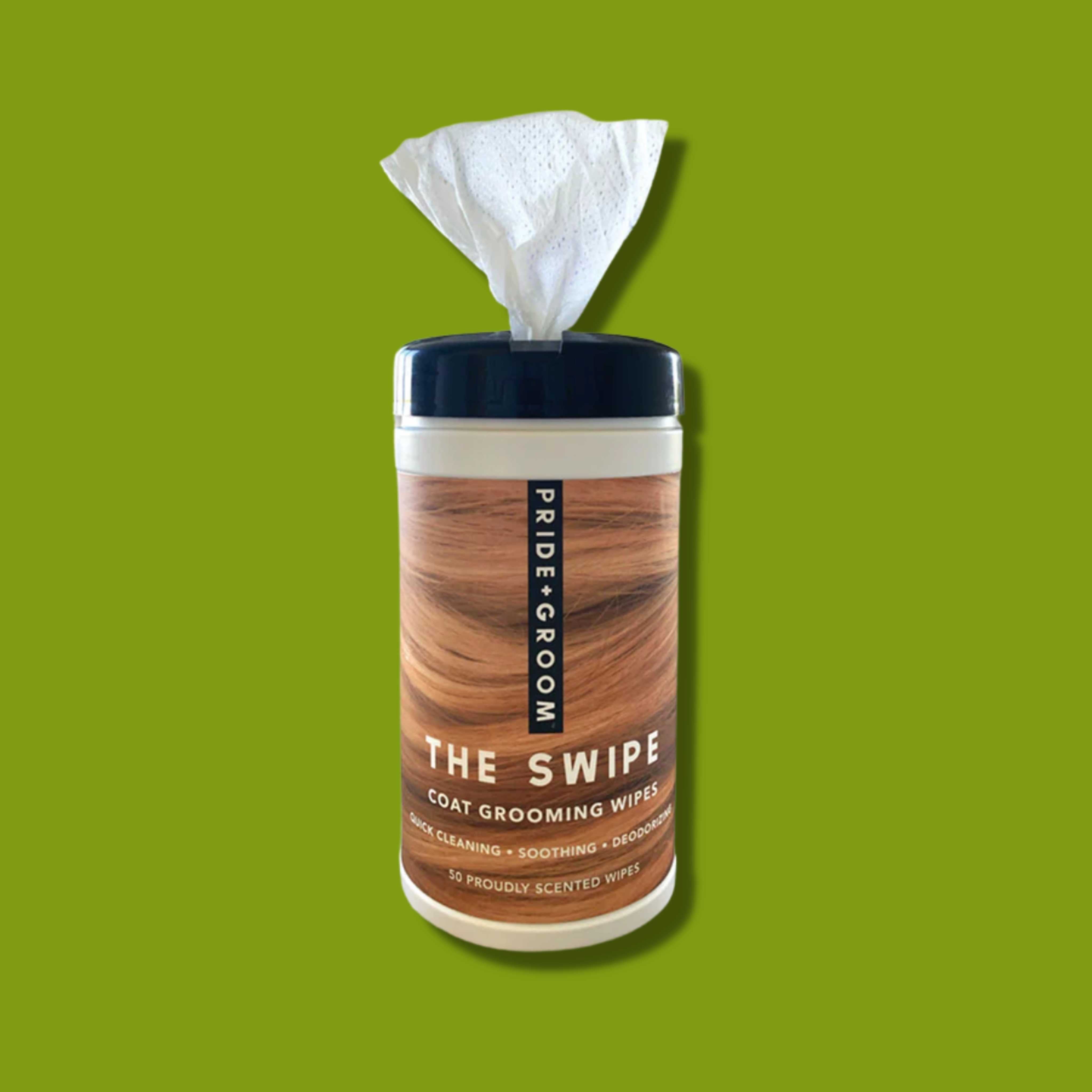 Pride & Groom The Swipe Cleansing Wipes for Dogs & Cats