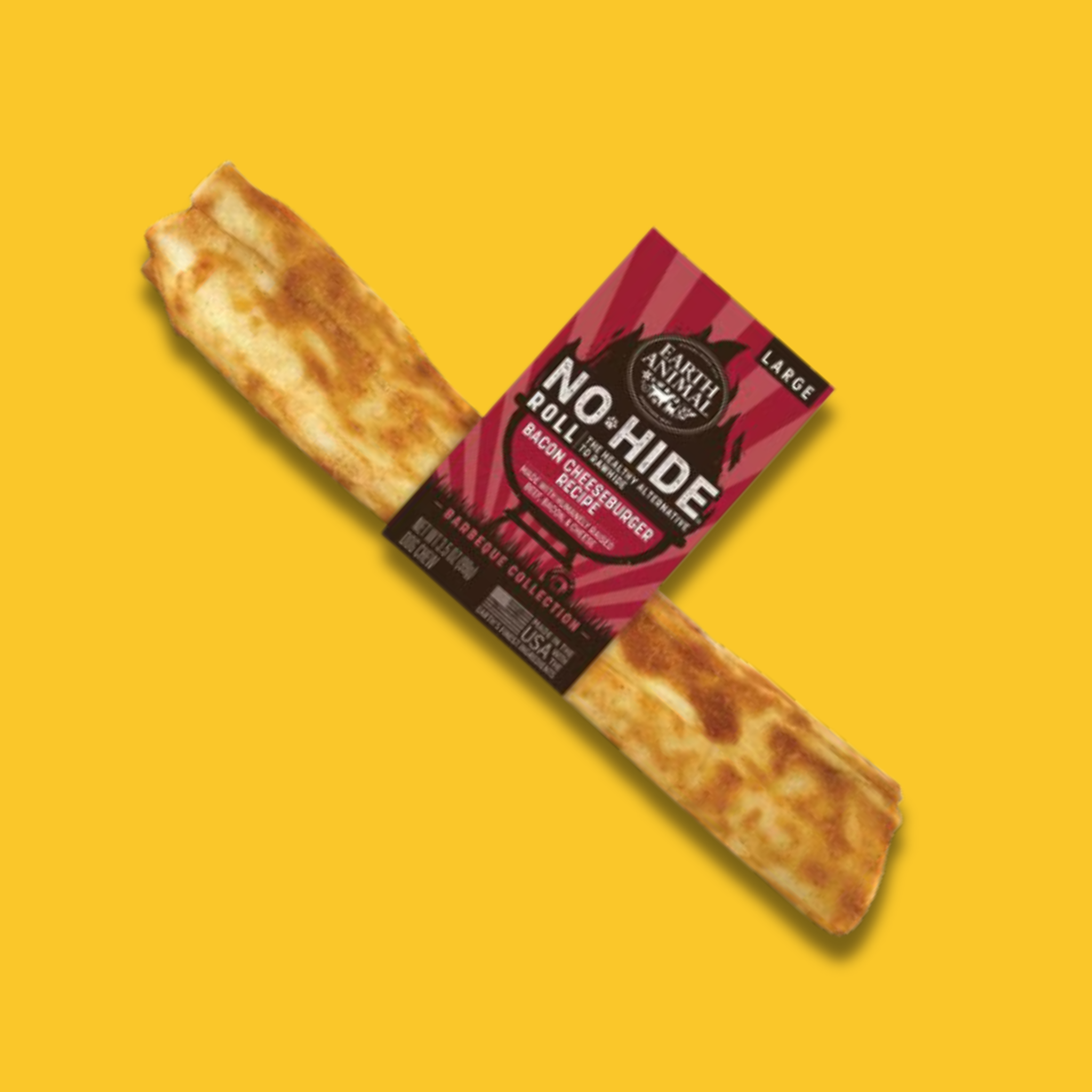 Earth Animal No-Hide Bulk BBQ Bacon Cheeseburger Chew