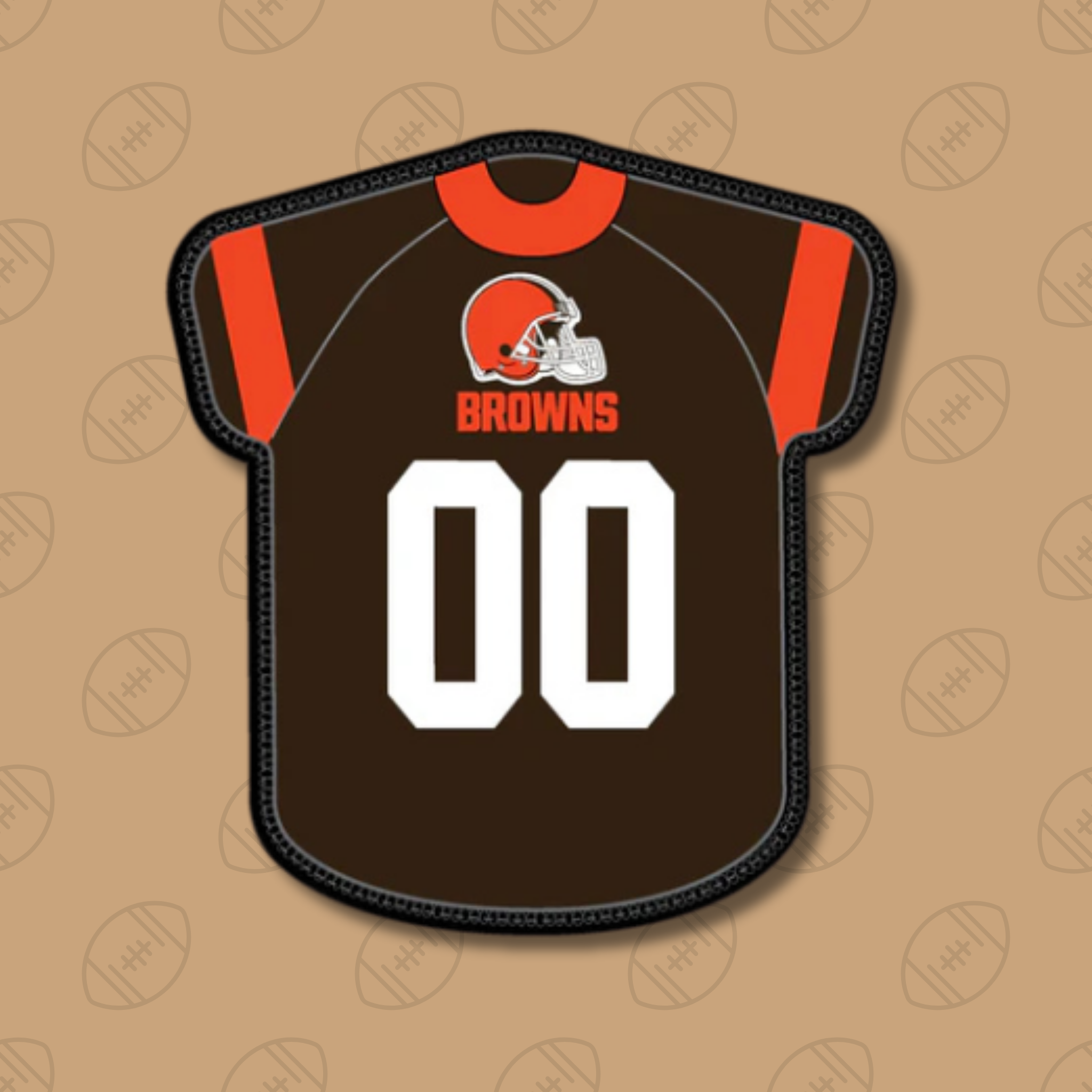 Pets First Cleveland Browns Jersey Tough Dog Toy