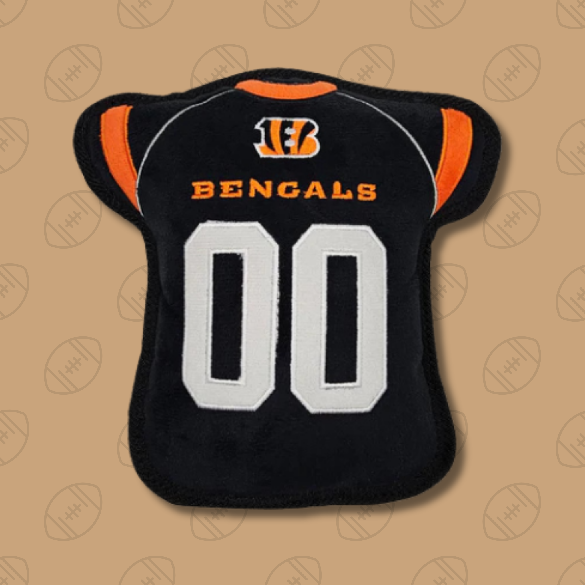 Pets First Cincinnati Bengals Jersey Tough Dog Toy