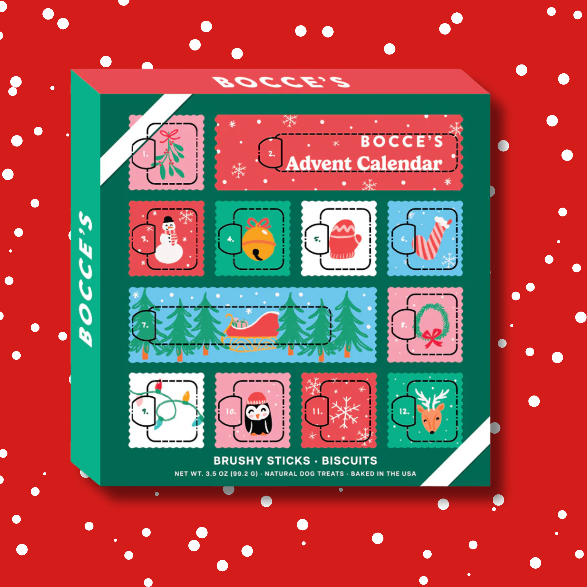 Bocce's 25 Day Holiday Advent Calendar for Dogs