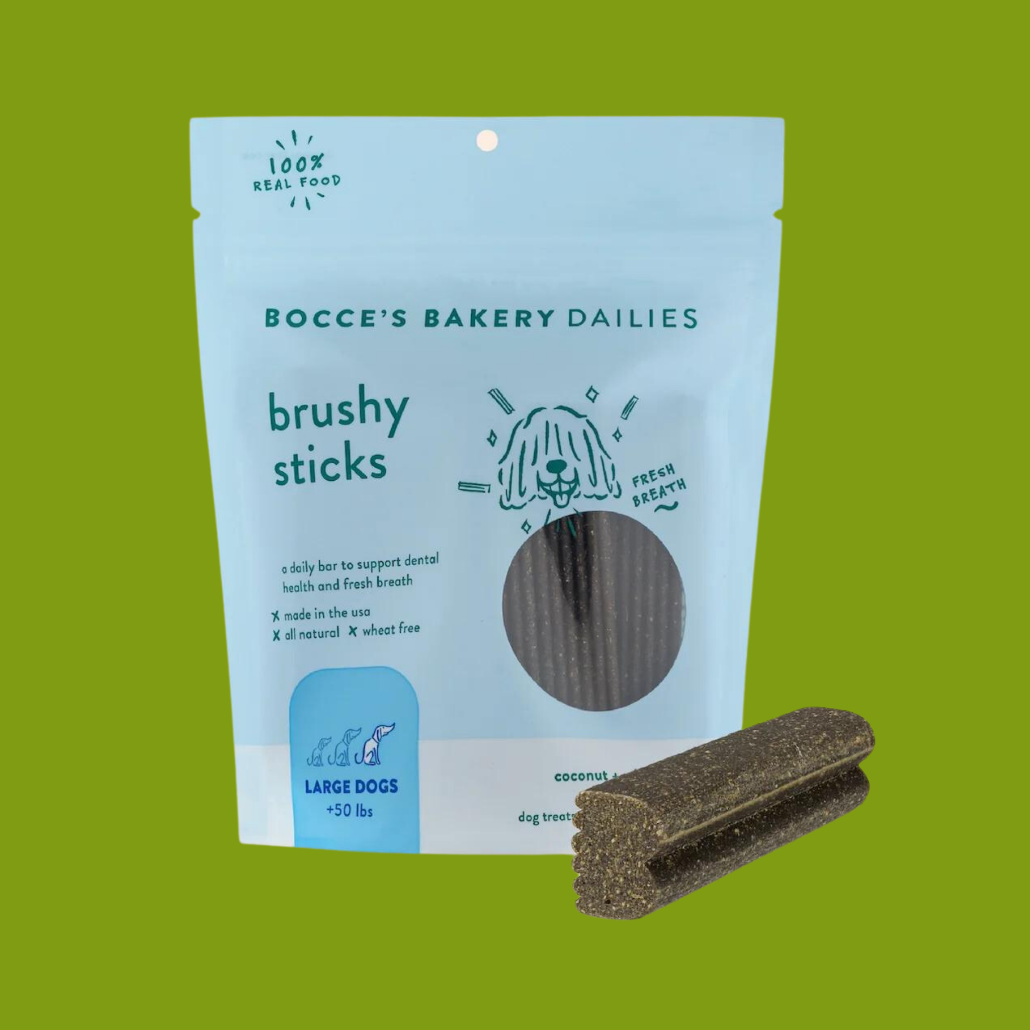 Bocce's Brushy Stick Dental Bars