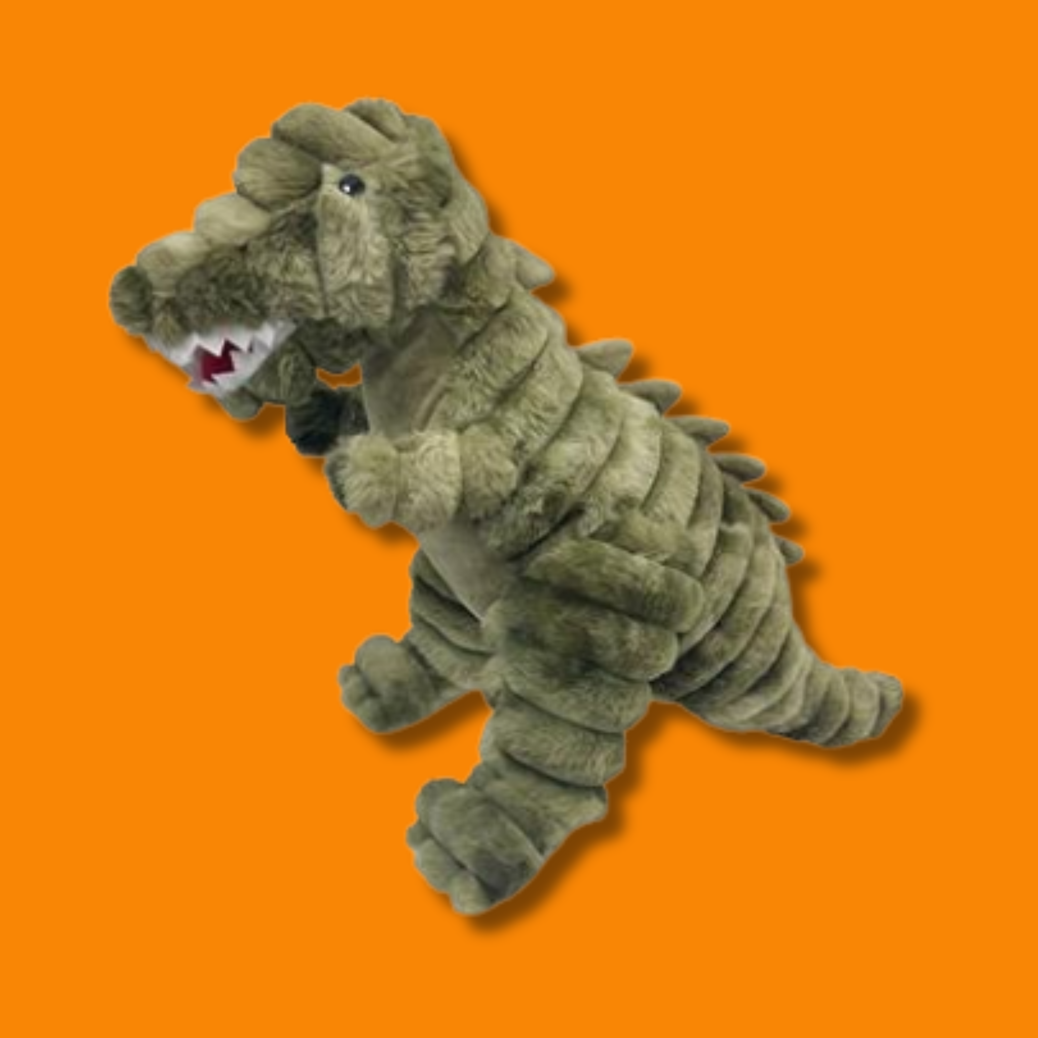 Petlou Dino Friends T-Rex Plush Dog Toy